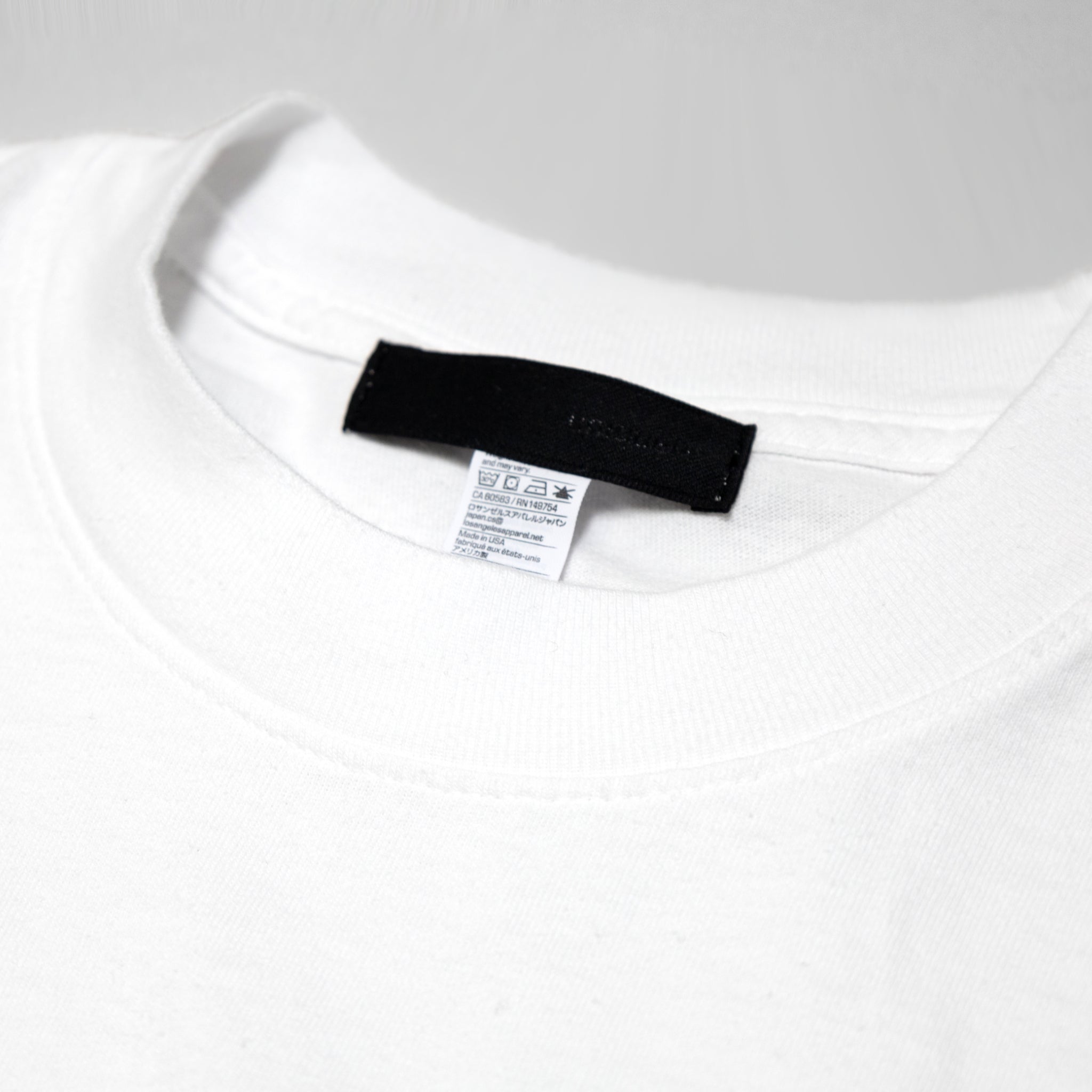 uniquele LONG SLEEVE CREW NECK T-SHIRT ロングスリーブ クルーネック ロンT LS2001 WHITE ホワイト