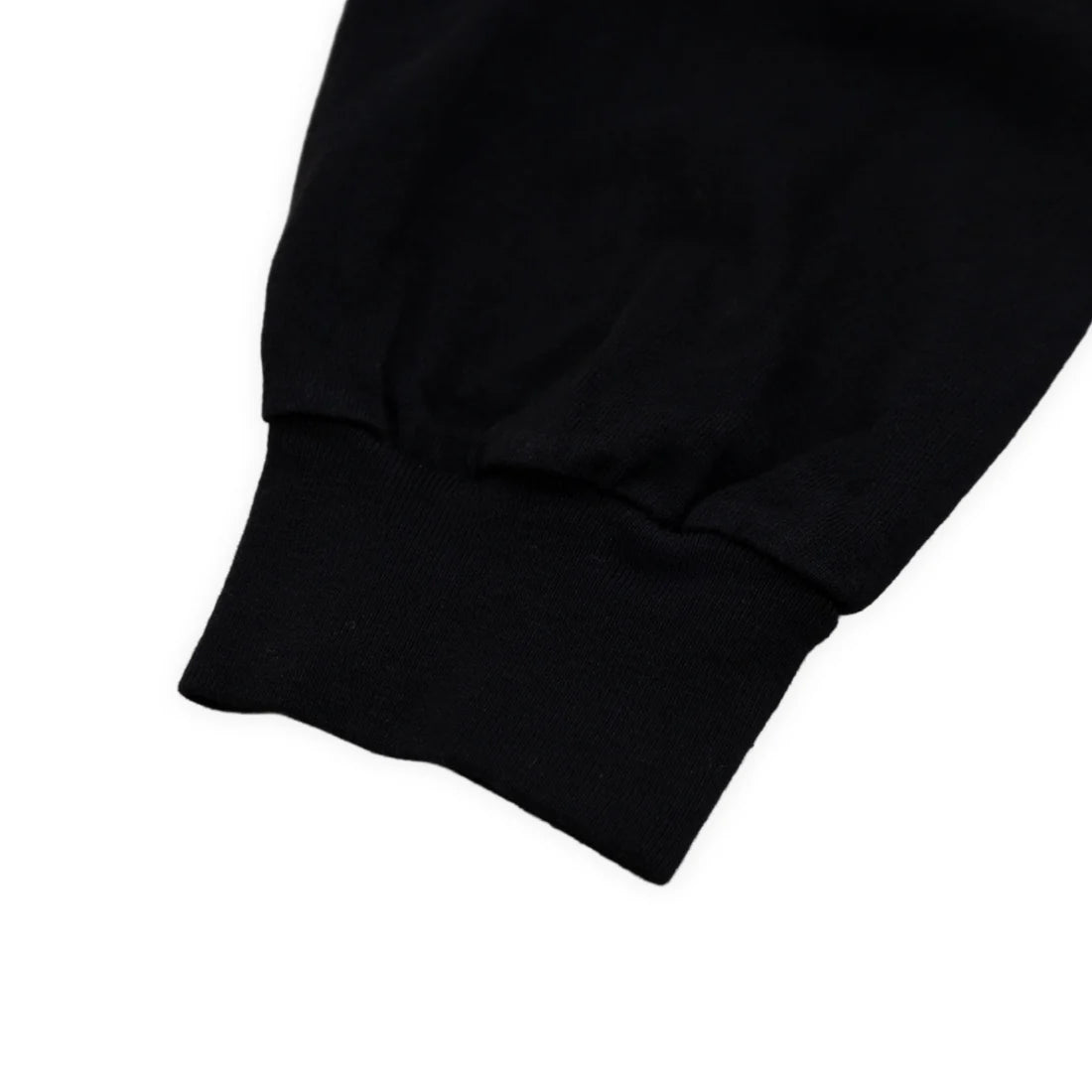uniquele LONG SLEEVE CREW NECK T-SHIRT LS2003 BLACK / BLACK