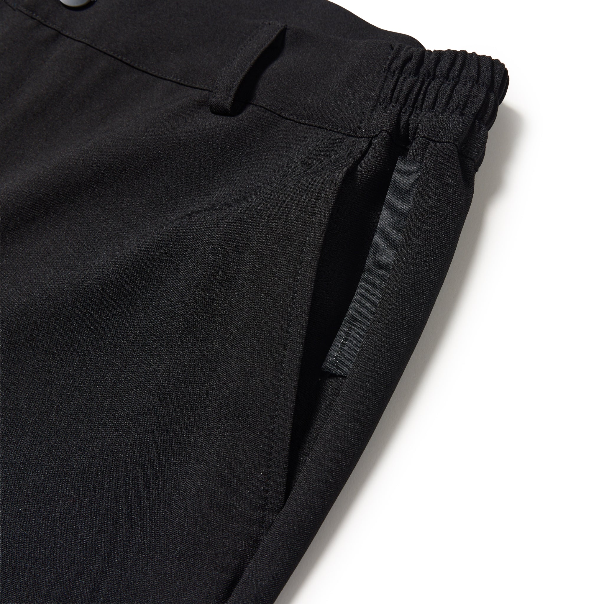 wide tapered pants black PT1001