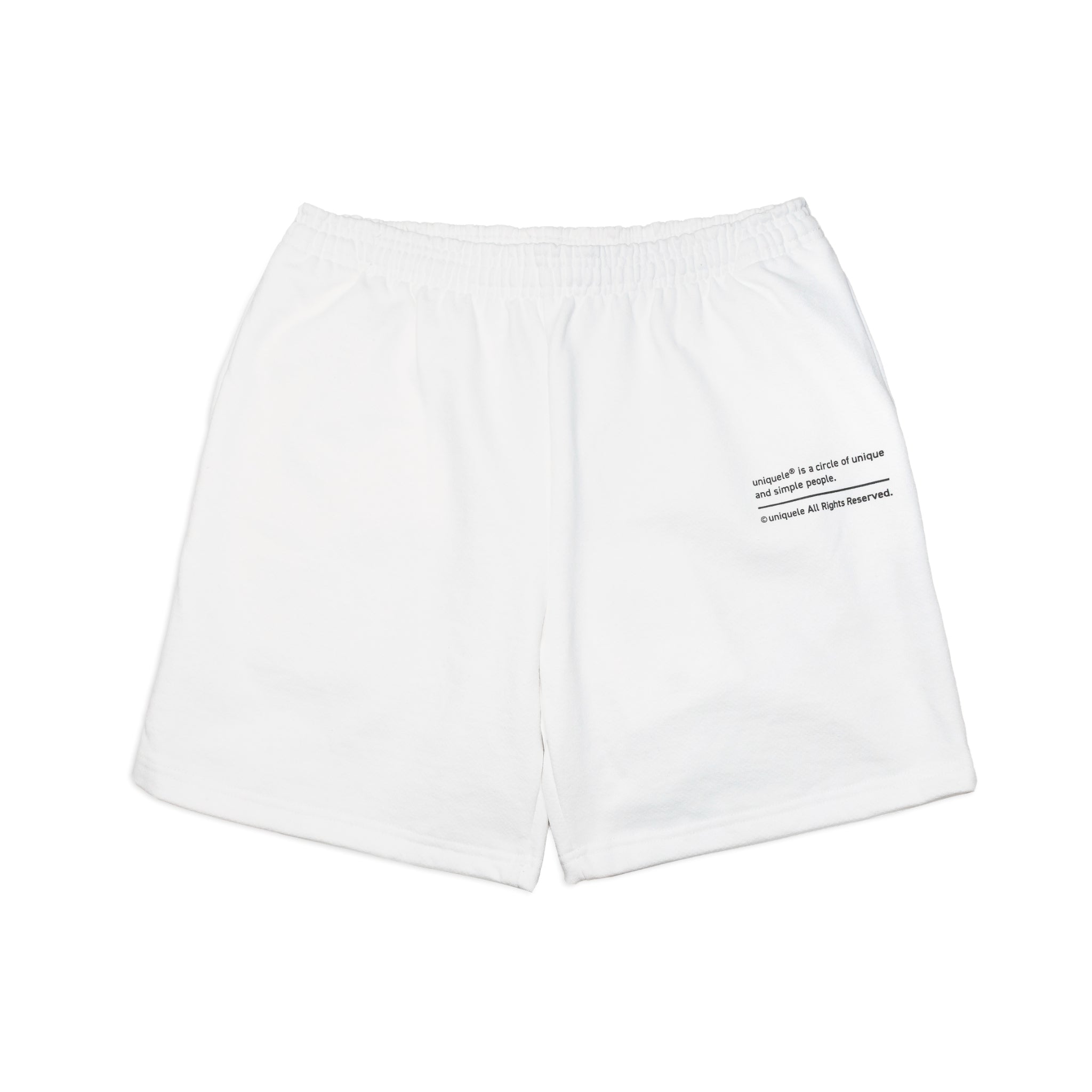uniquele HEAVY FLEECE SWEAT SHORT スウェット ショートパンツ ショーツ SP2001 WHITE ホワイト