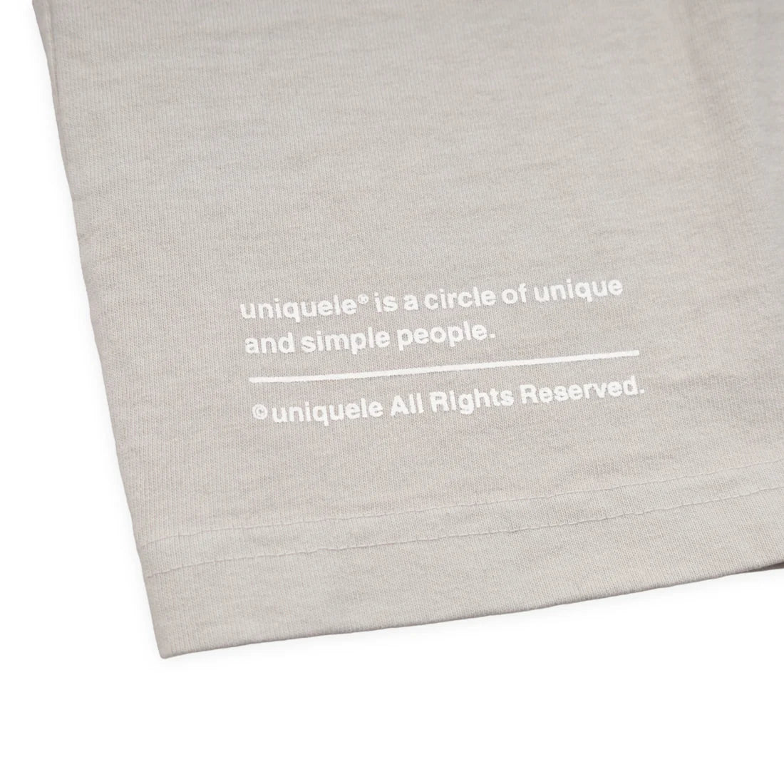 uniquele HEAVY JERSEY SWEAT SHORT SP2002 BEIGE