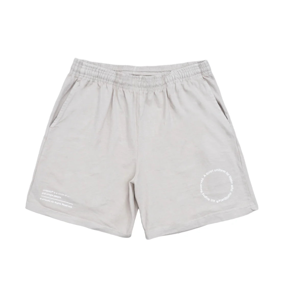 uniquele HEAVY JERSEY SWEAT SHORT SP2003 BEIGE