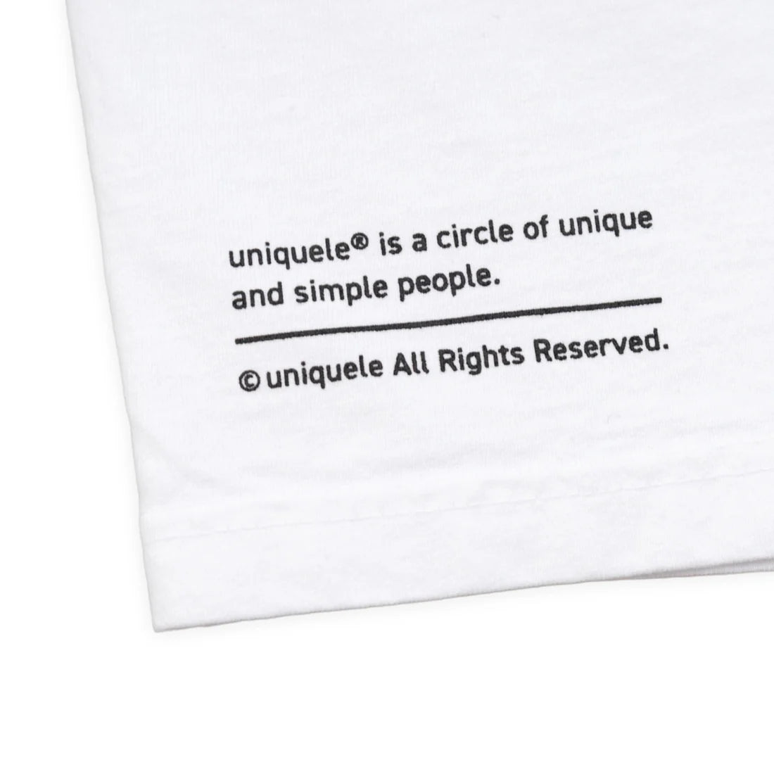 uniquele HEAVY JERSEY SWEAT SHORT SP2003 WHITE / BLACK
