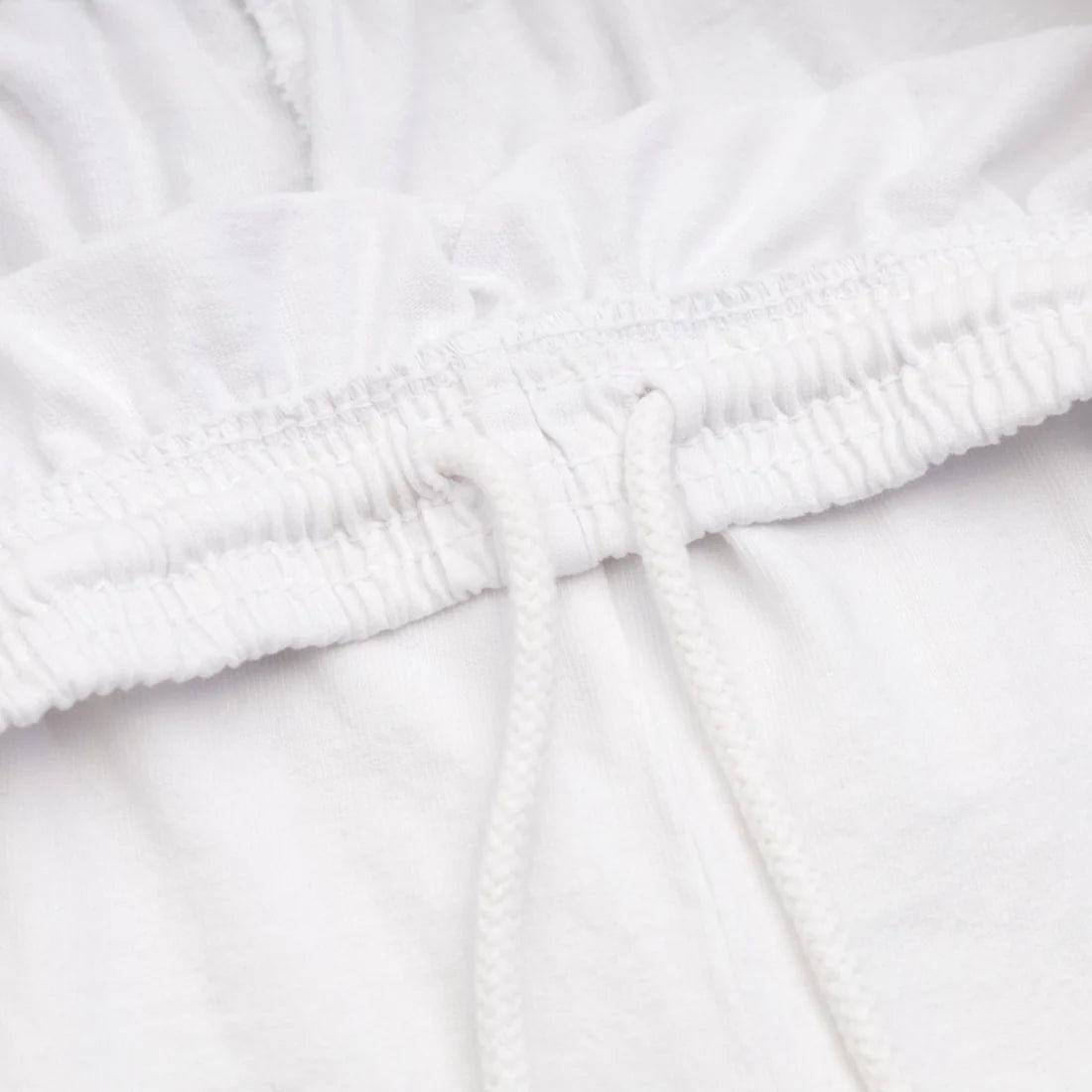 uniquele HEAVY JERSEY SWEAT SHORT SP2003 WHITE / BLACK