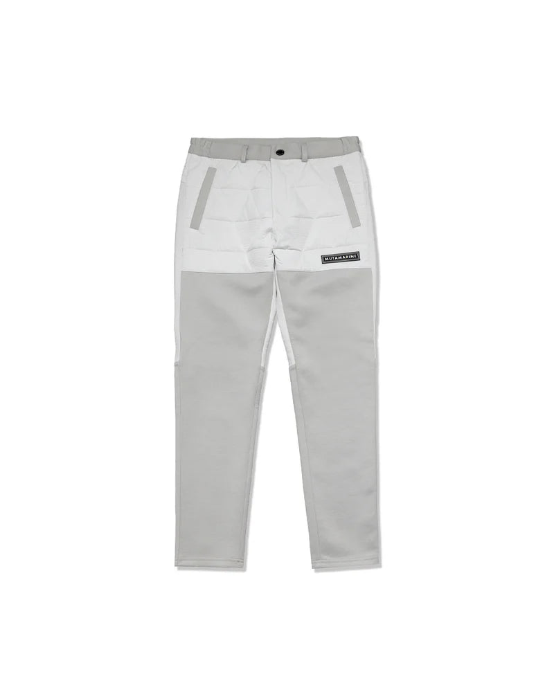 muta MARINE ジオメトリック キルティングパンツ Geometric down pants MMJC-444275 WHITE