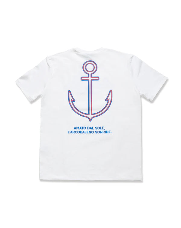 NEON WAVE ストレッチTシャツ WHITE