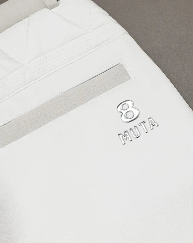 muta MARINE ジオメトリック キルティングパンツ Geometric down pants MMJC-444275 WHITE