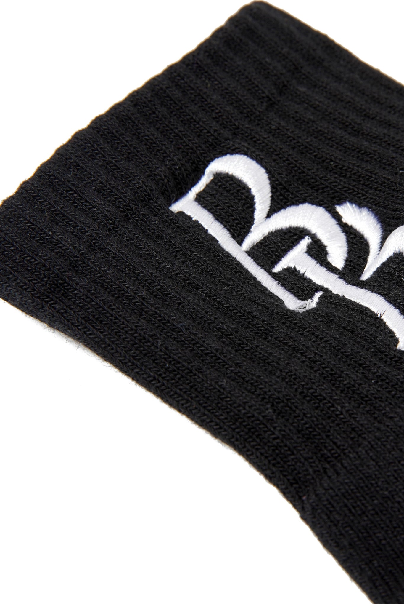 BB LOGO SOCKS B077 ソックス コットン100% 日本製 / BLACK