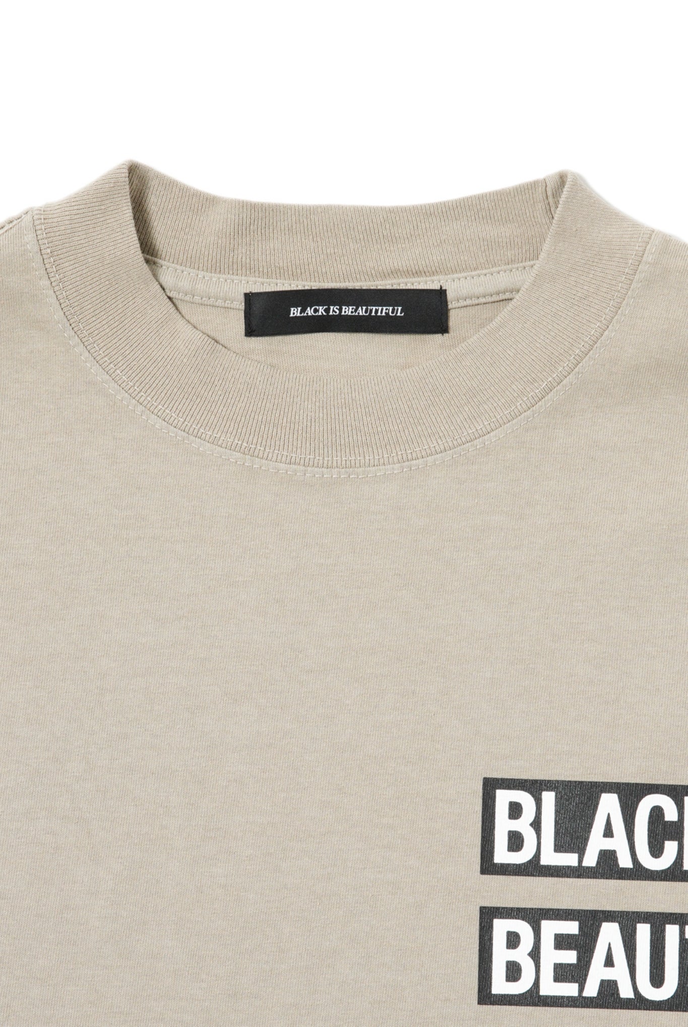 GARMENT DYE DROP SHOULDER B109 Tシャツ ショート丈 7.5オンス 厚手 オーバーサイズ / OATMEAL