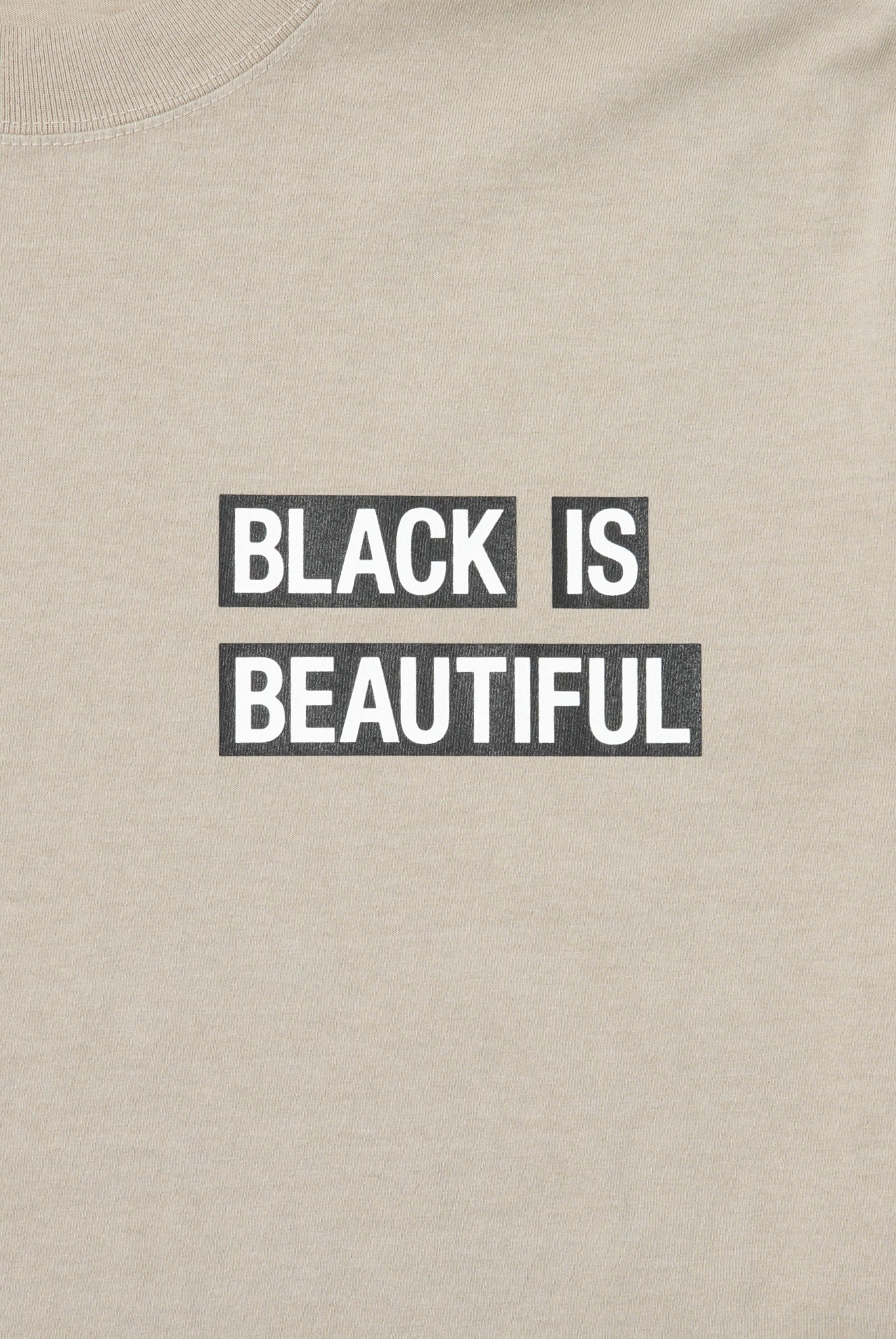 GARMENT DYE DROP SHOULDER B109 Tシャツ ショート丈 7.5オンス 厚手 オーバーサイズ / OATMEAL