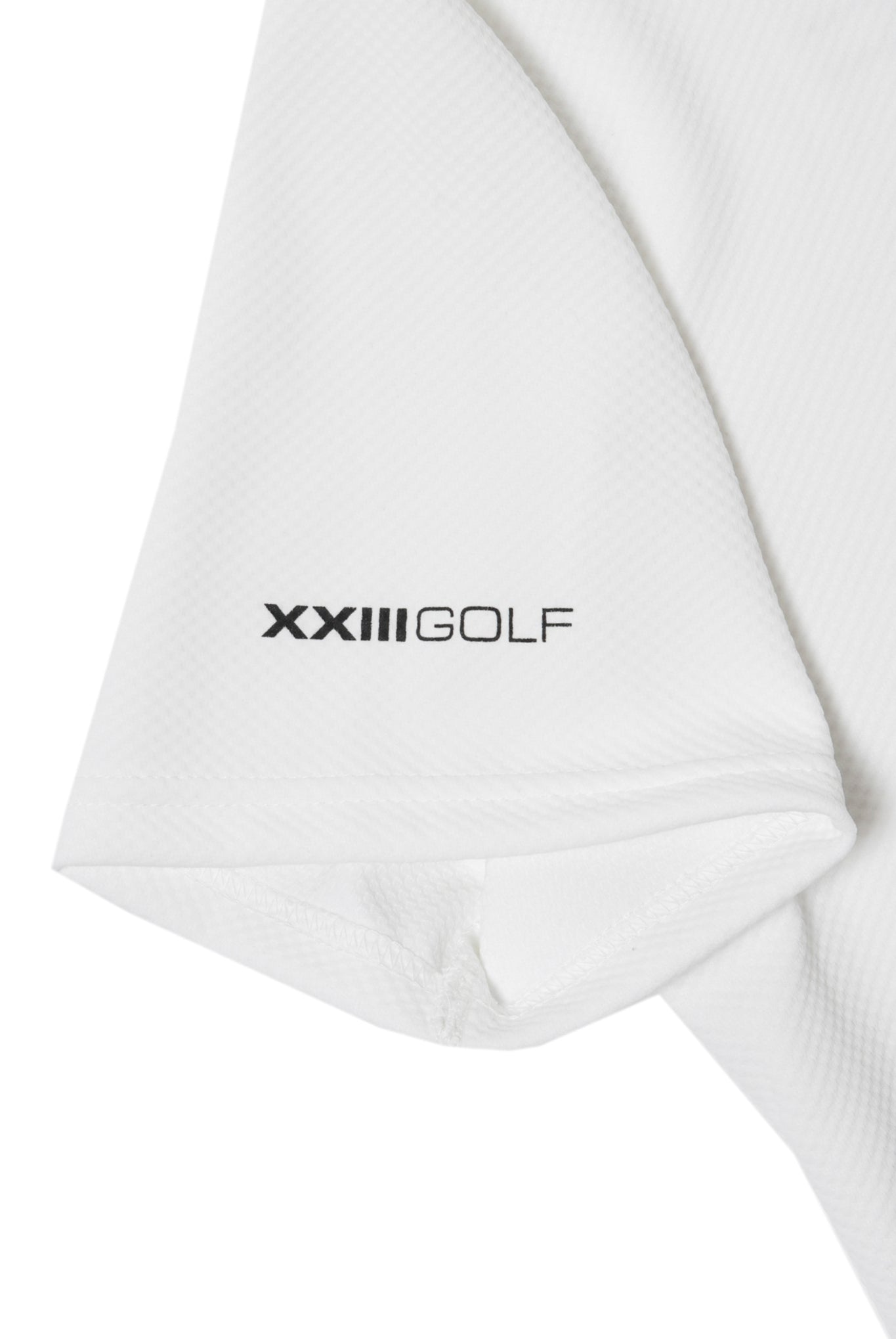 LOGO HIGH NECK S/S TEE G043 モックネック Tシャツ COOLMAX 吸湿 速乾 伸縮 透けにくい 日本製 / WHITE