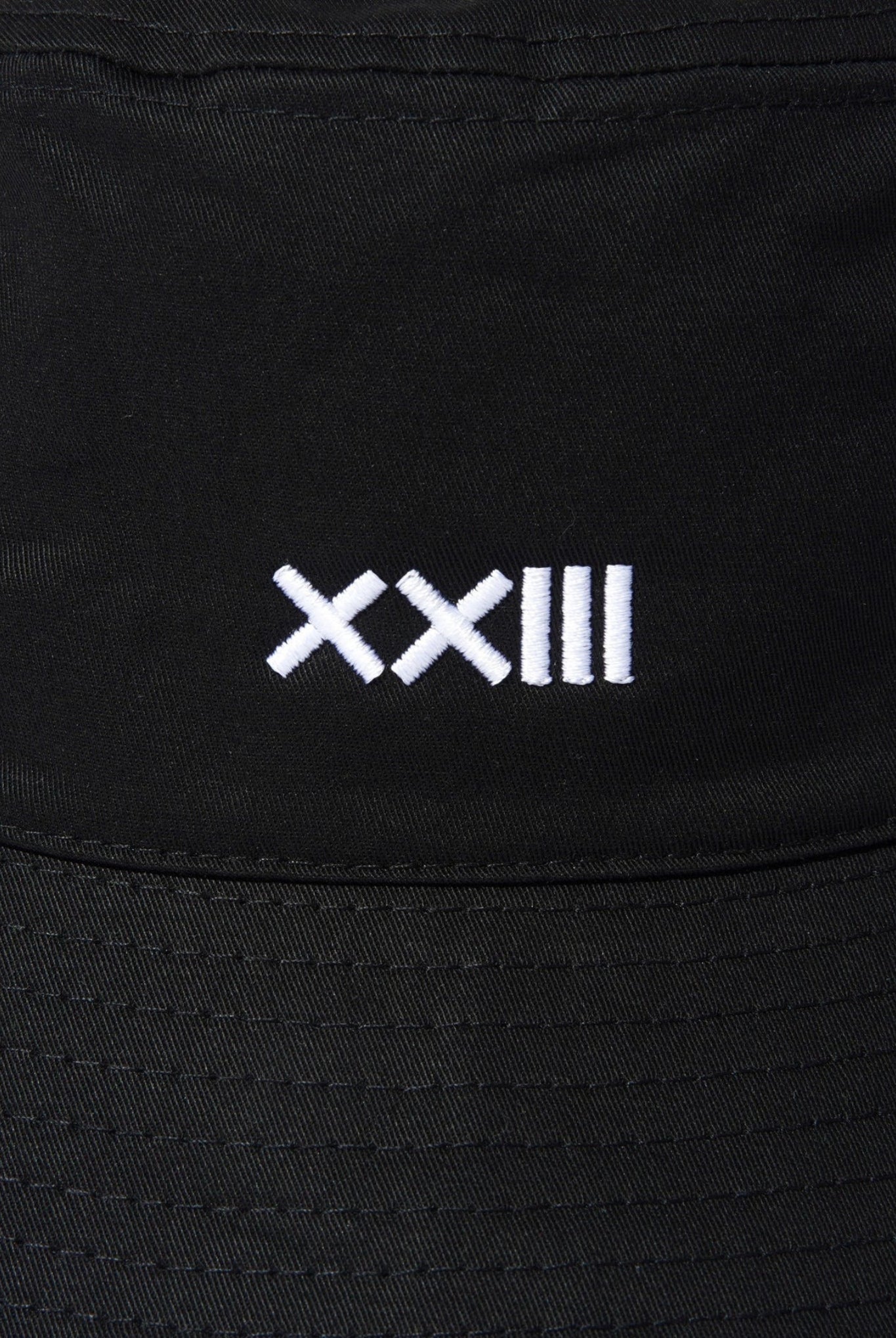 LOGO BUCKET HAT X214 バケットハット コットン 100% / BLACK