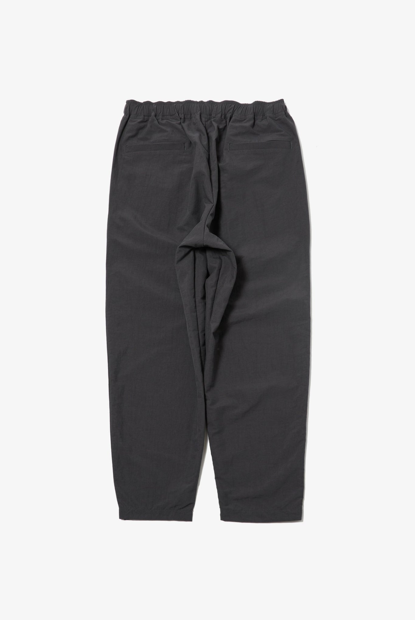 NYLON STANDARD PANTS B090 B091 ナイロンパンツ テーパード 特殊素材 撥水 軽量 コットンライク セットアップ / CHARCOAL