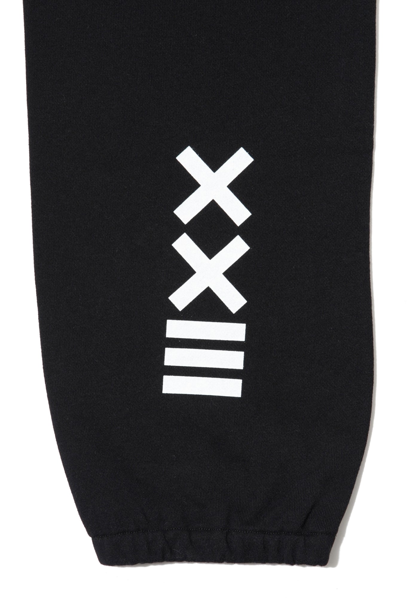 ICON LOGO SWEAT PANTS X265 X266 スウェットパンツ コットン100% 裏毛 パイル 13oz セットアップ / BLACK