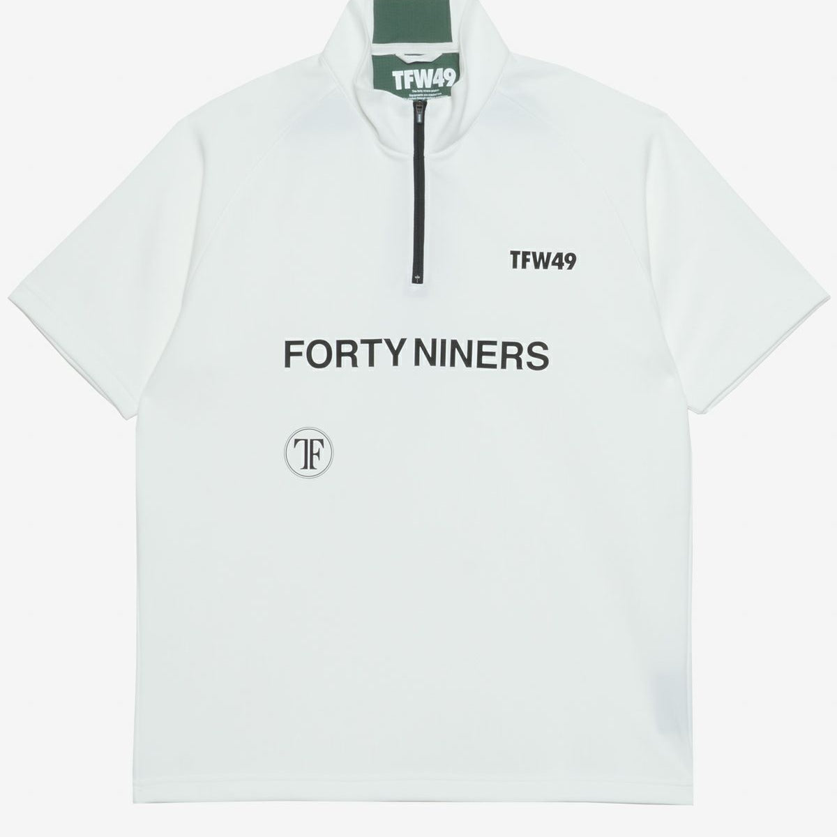 TFW49 ティーエフダブリュー | モックネック 半袖 Tシャツ 白 吸水 UV 