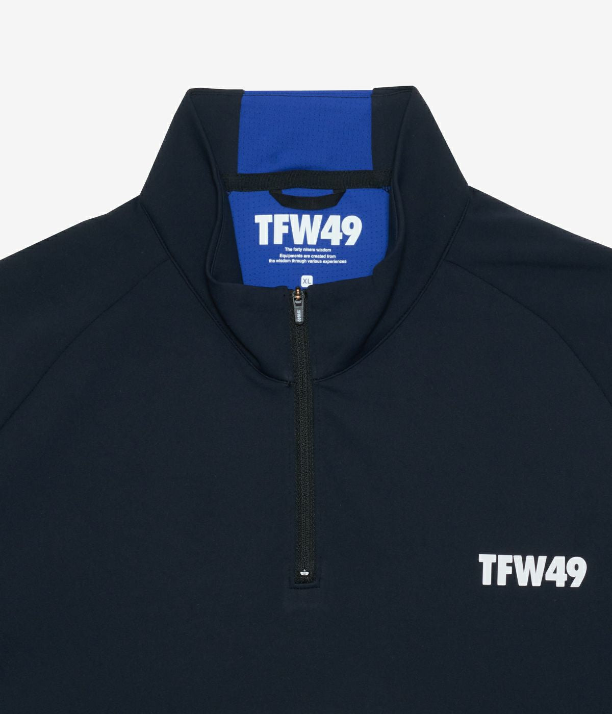 TFW49 HALF ZIP SS MOCKNECK