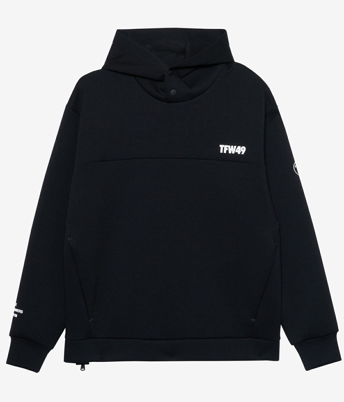 CARDBOARD MATERIAL HOODIE BLACK