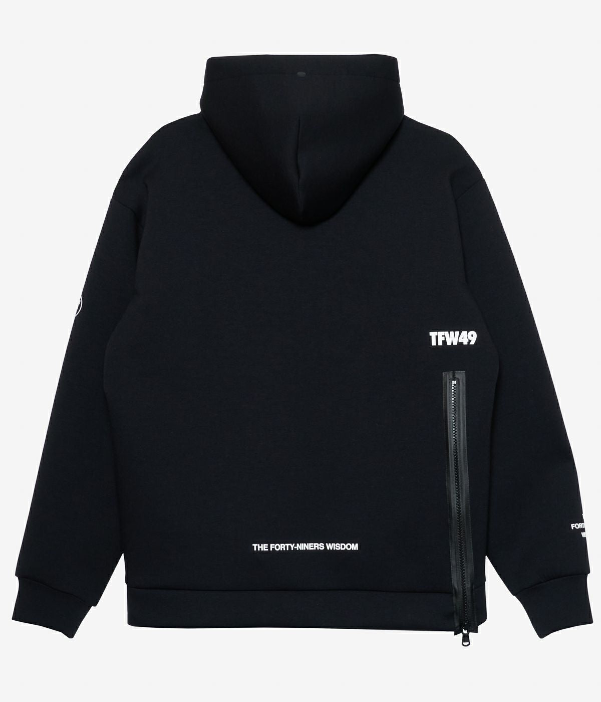 CARDBOARD MATERIAL HOODIE BLACK
