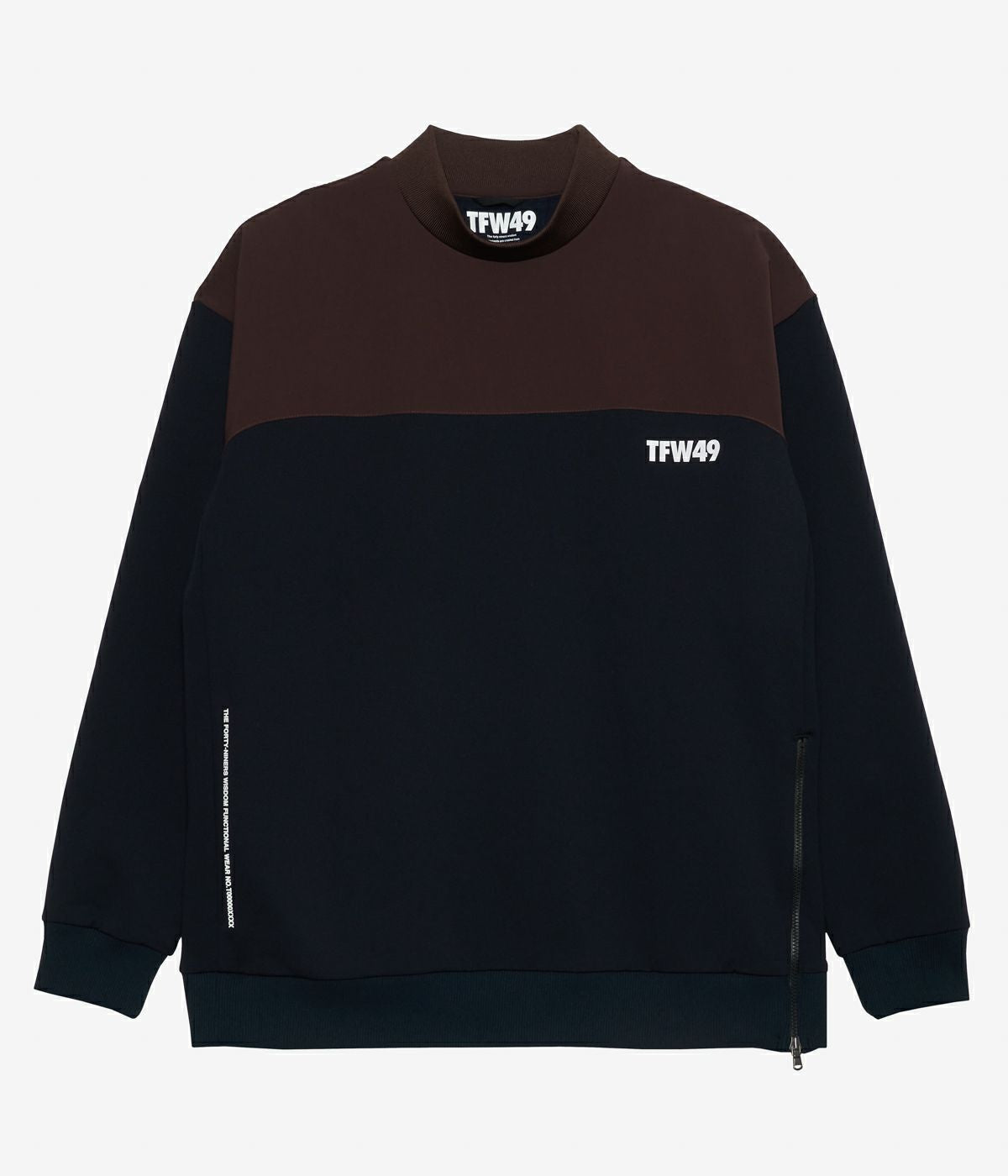 TFW49 HALF MOCKNECK TEE