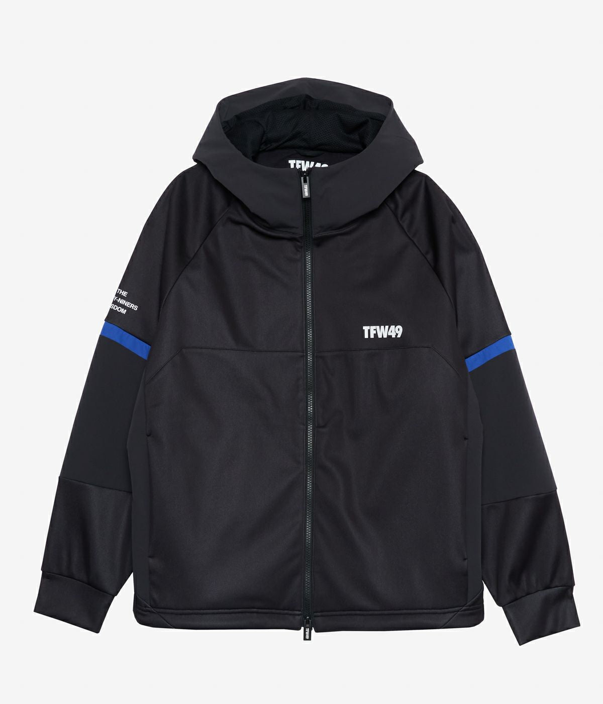 TFW49  FULL ZIP COMBINATION BLOUSON BLACK