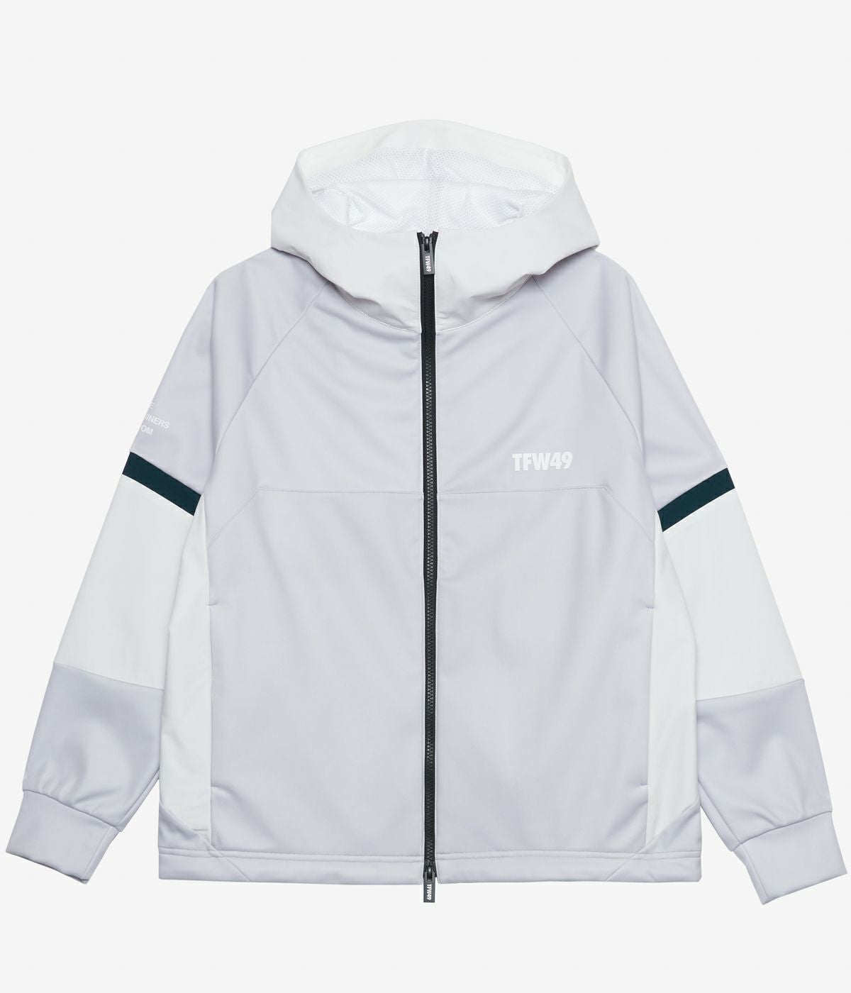 TFW49  FULL ZIP COMBINATION BLOUSON LGREY