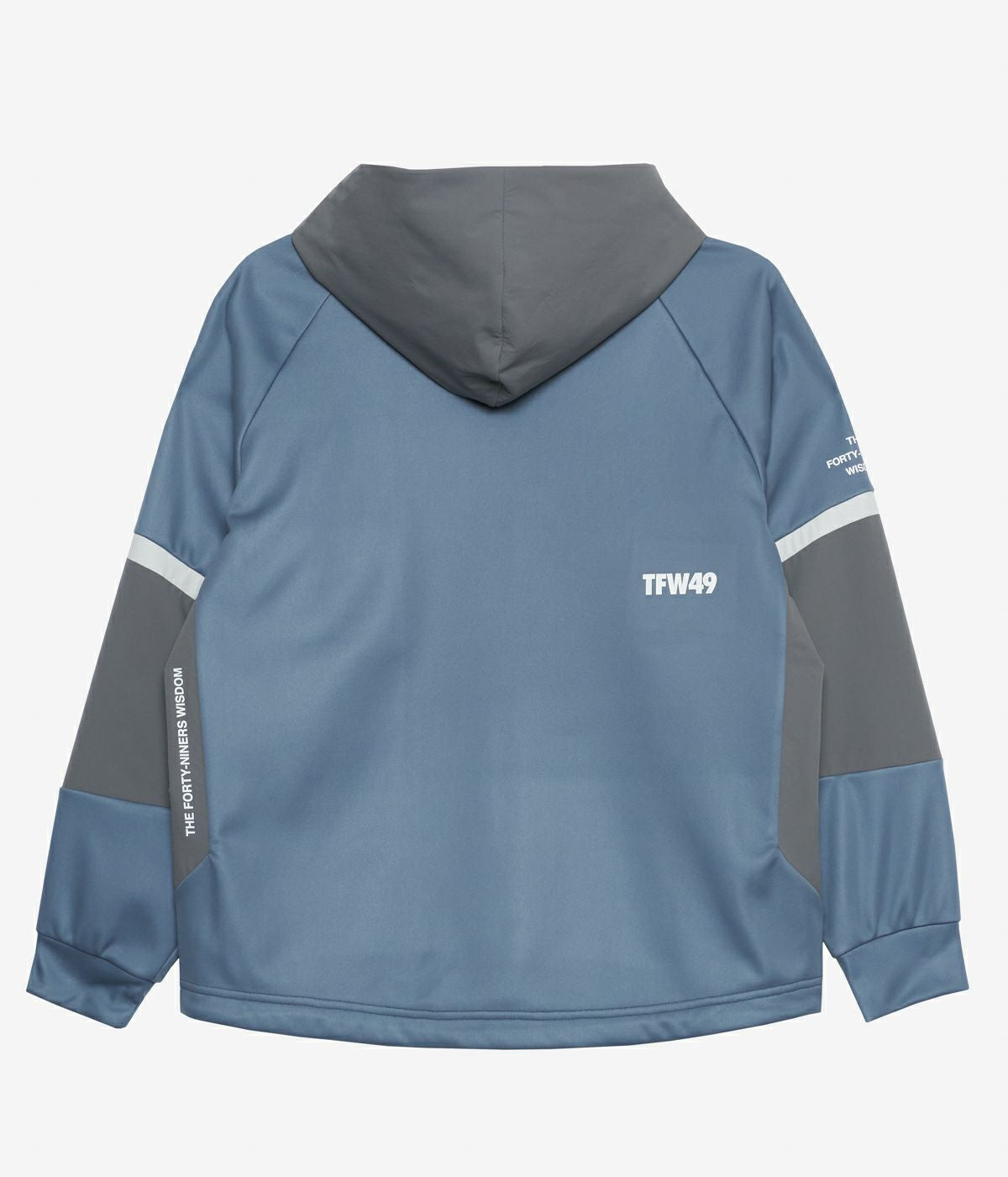 TFW49  FULL ZIP COMBINATION BLOUSON BLUEGREY