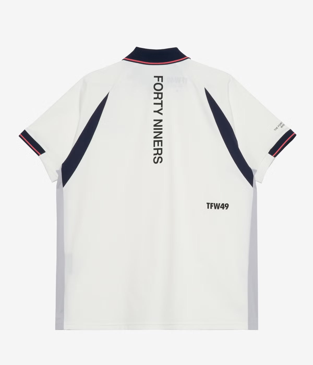 TFW49 LINE SLEEVE POLO WHITE