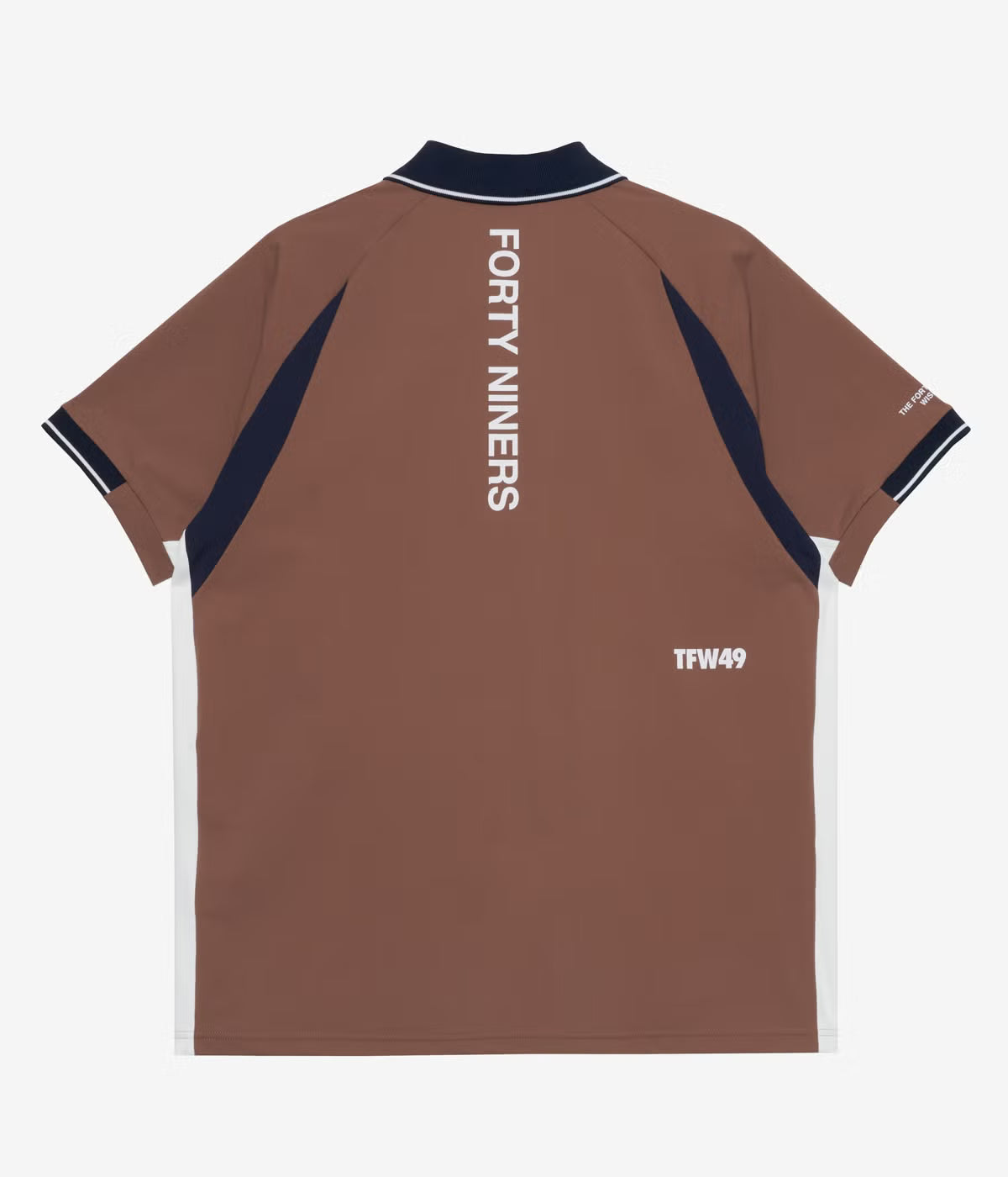 TFW49 LINE SLEEVE POLO BROWN