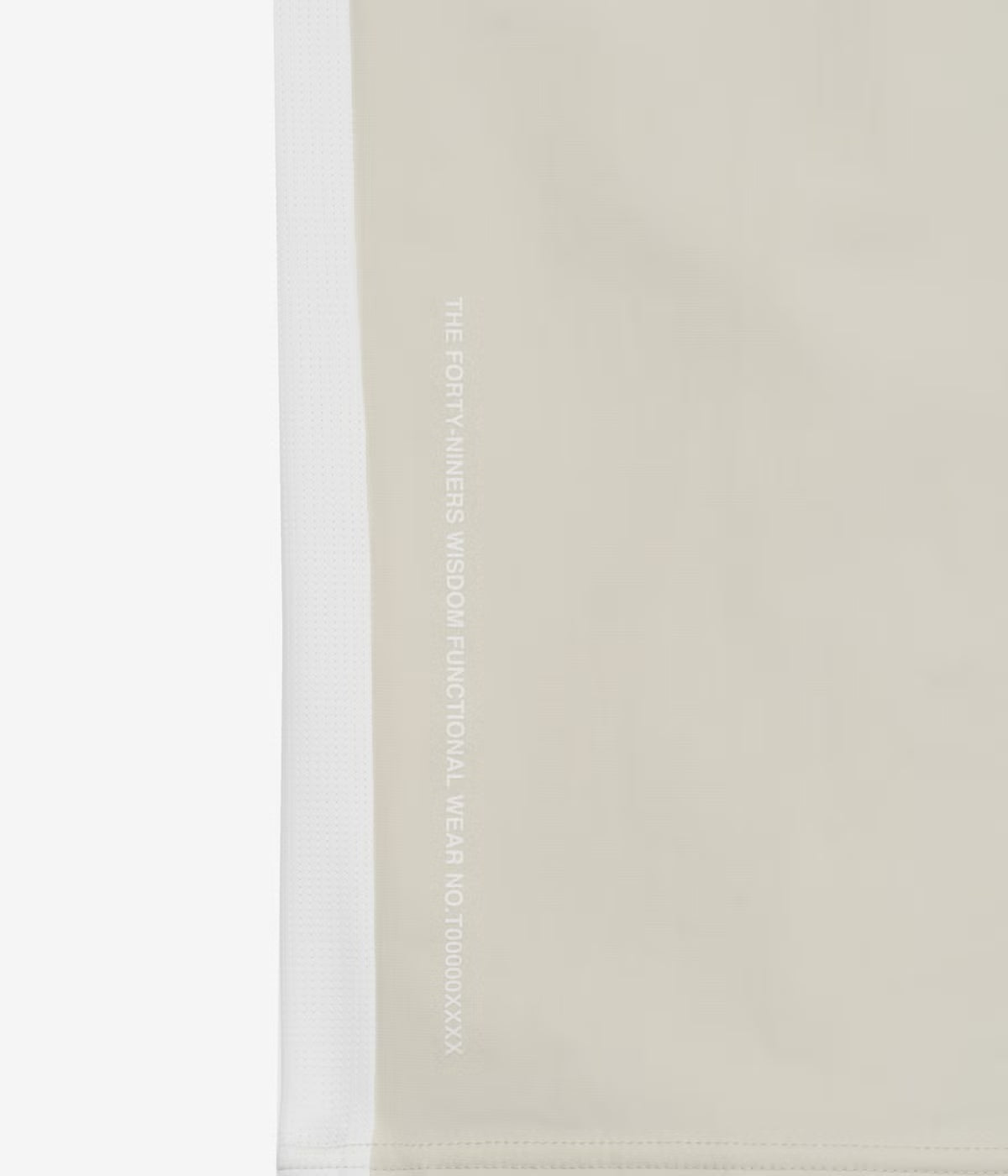 TFW49 LINE SLEEVE POLO WHITE