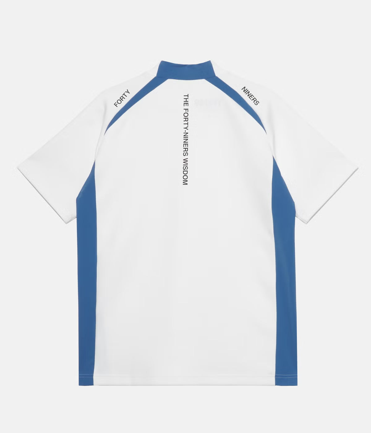 TFW49 SIDE PANEL SHORT SLEEVE MOCKNECK WHITE
