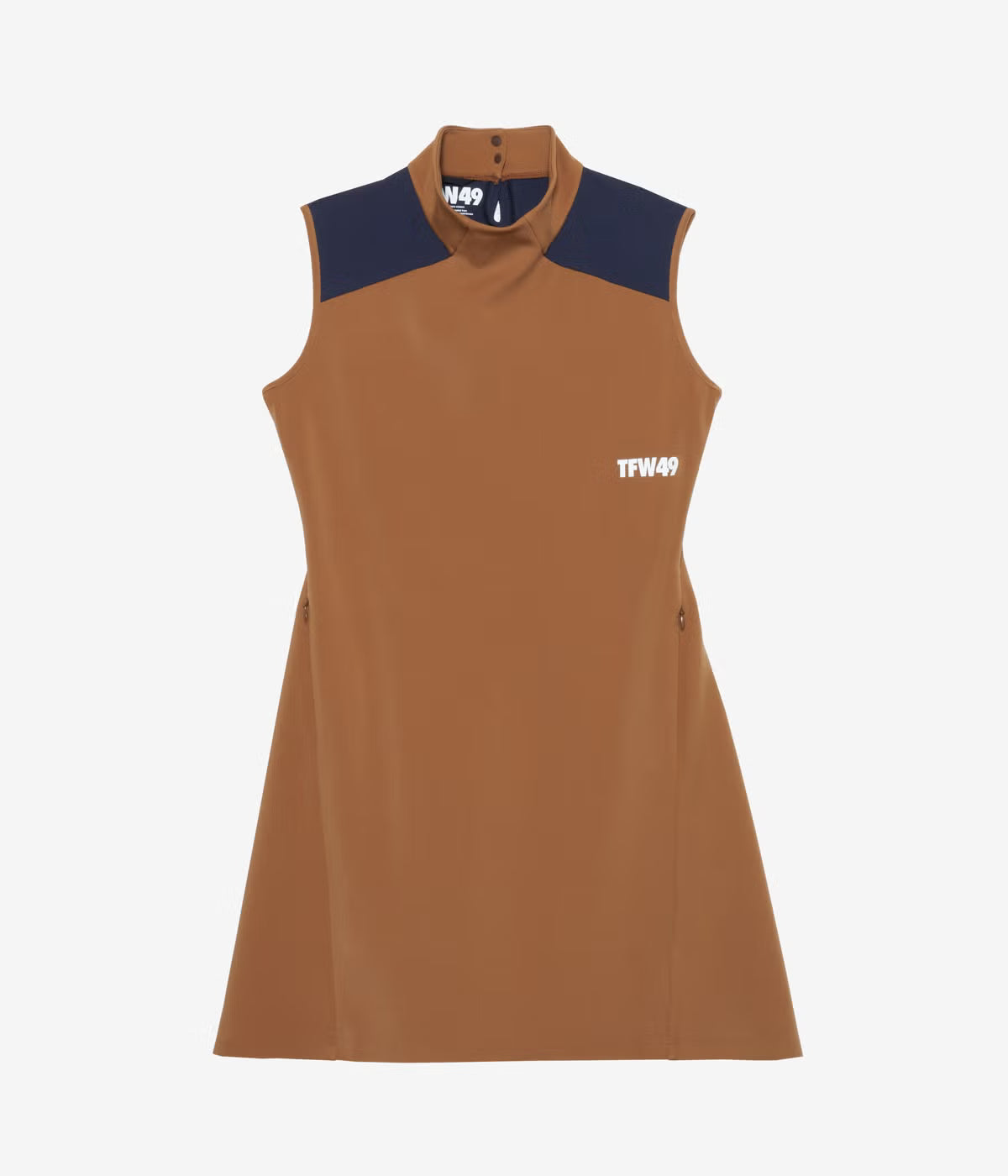 TFW49　SLEEVE LESS MOCKNECK ONE PIECE