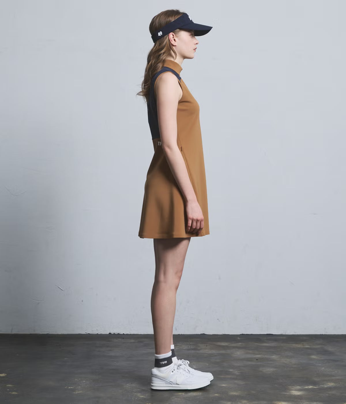 TFW49　SLEEVE LESS MOCKNECK ONE PIECE