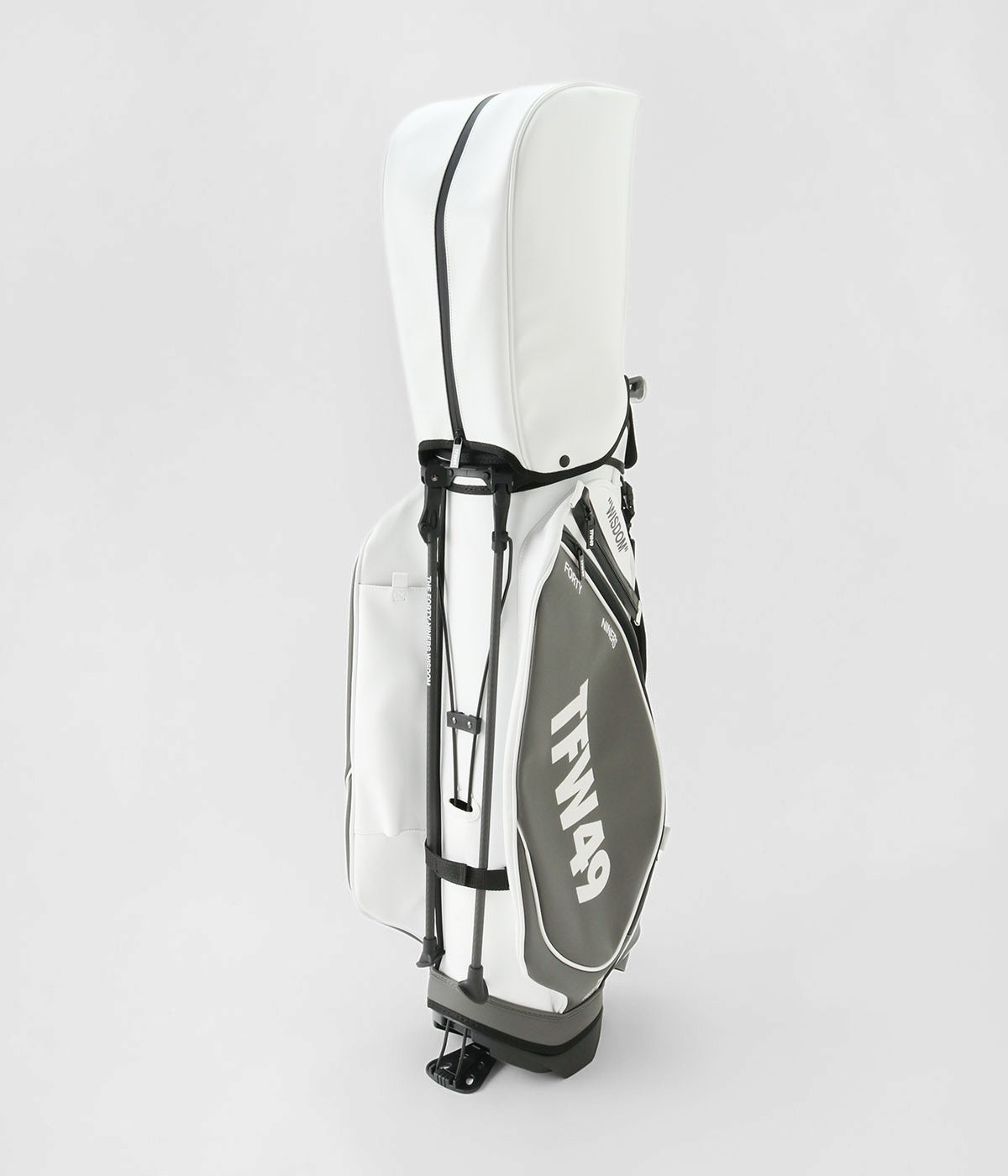 TFW49 ティーエフダブリュー LEATHER CADDIE BAG T132610004 WHTxGREY