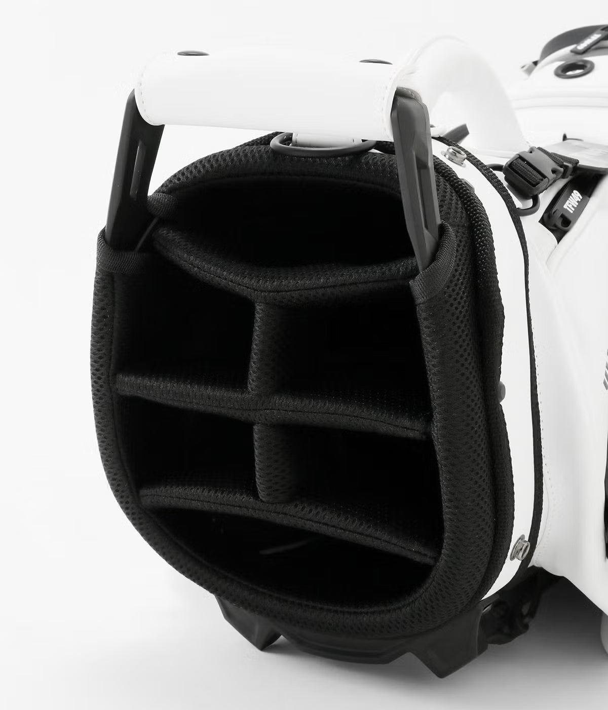 TFW49 LEATER CADDIE BAG BLKxGREIGE