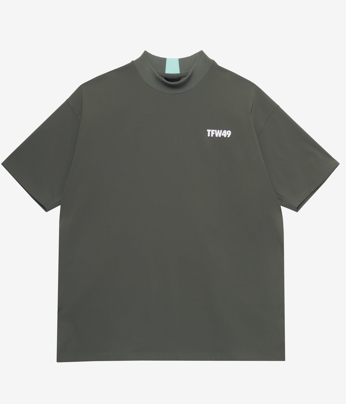 TFW49 ティーエフダブリュー HALF MOCKNECK TEE T102610051 KHAKI