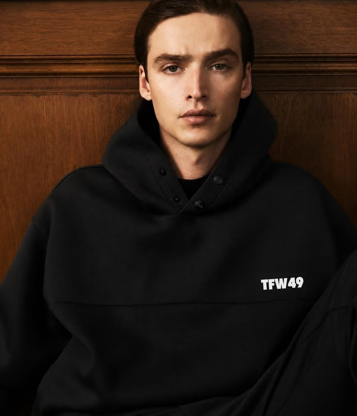 TFW49 CARDBOARD MATERIAL HOODIE