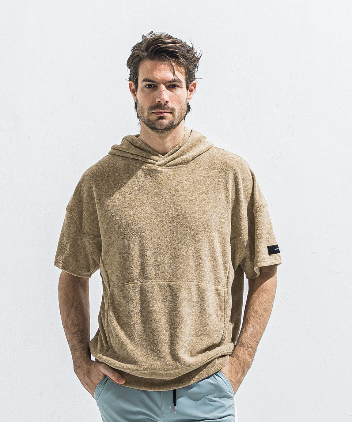 PILE HALF　HOODIE