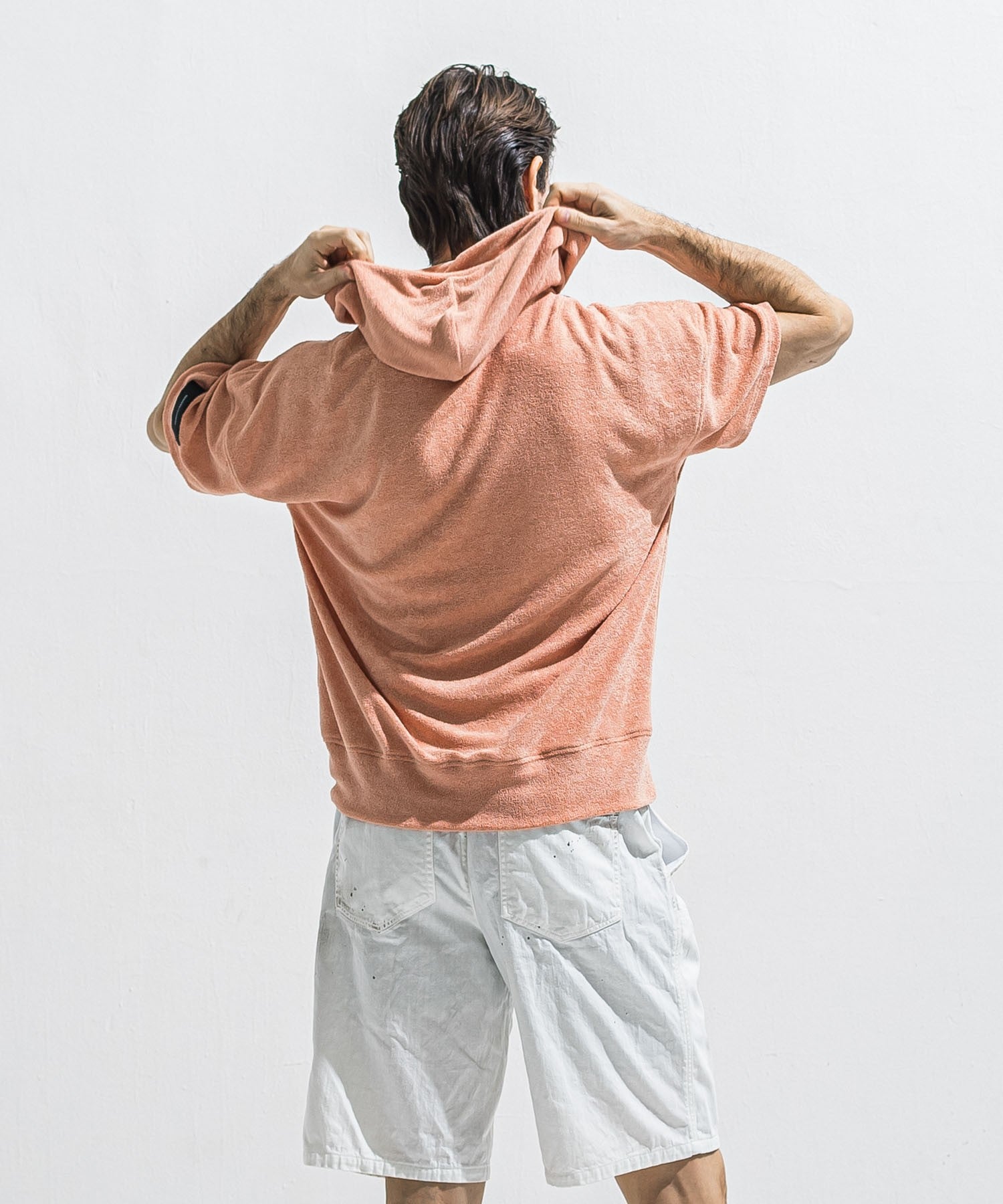 PILE HALF　HOODIE