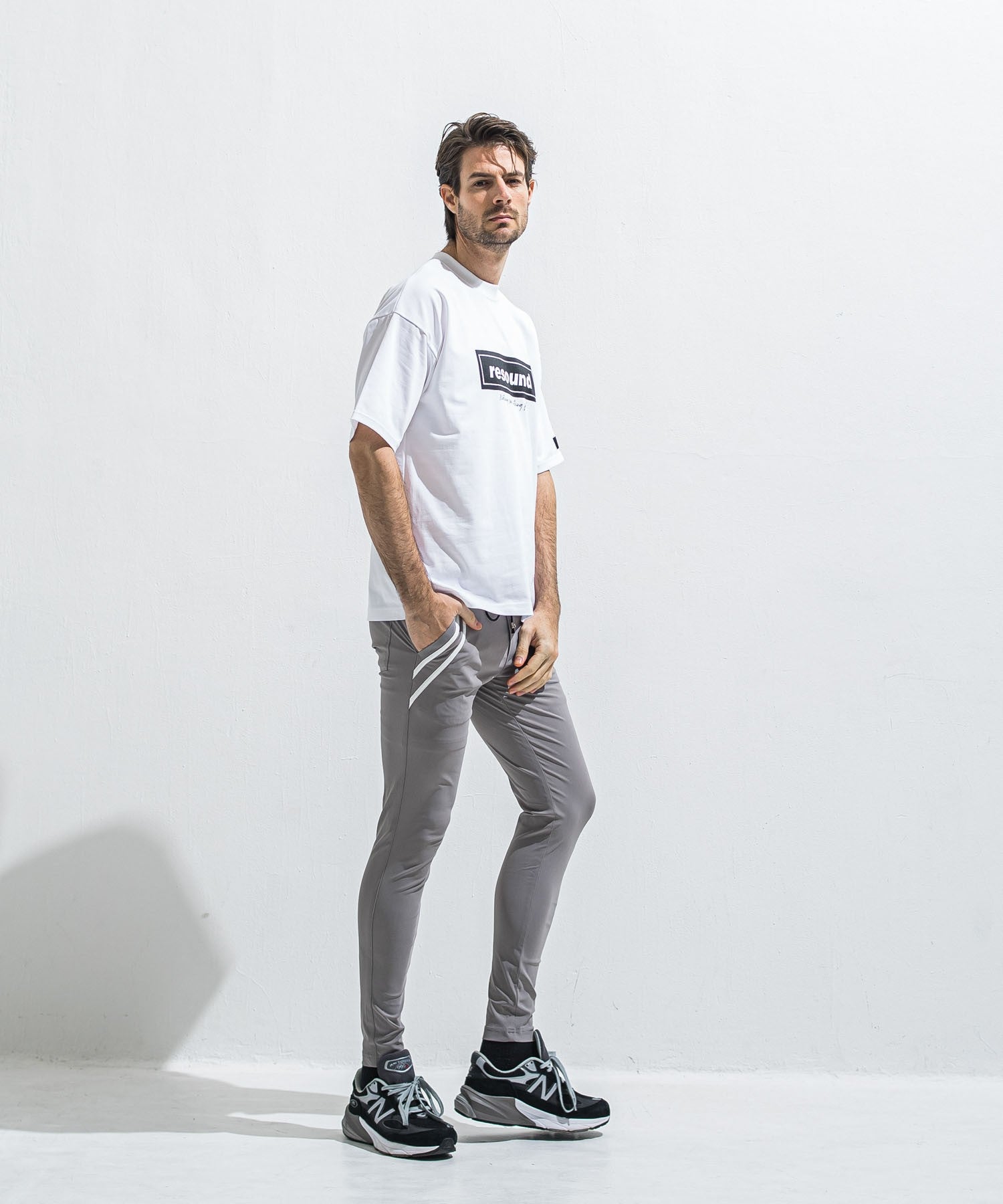 RESOUND CLOTHING リサウンドクロージング BOX OVER TEE RC40-T-007 WHBK