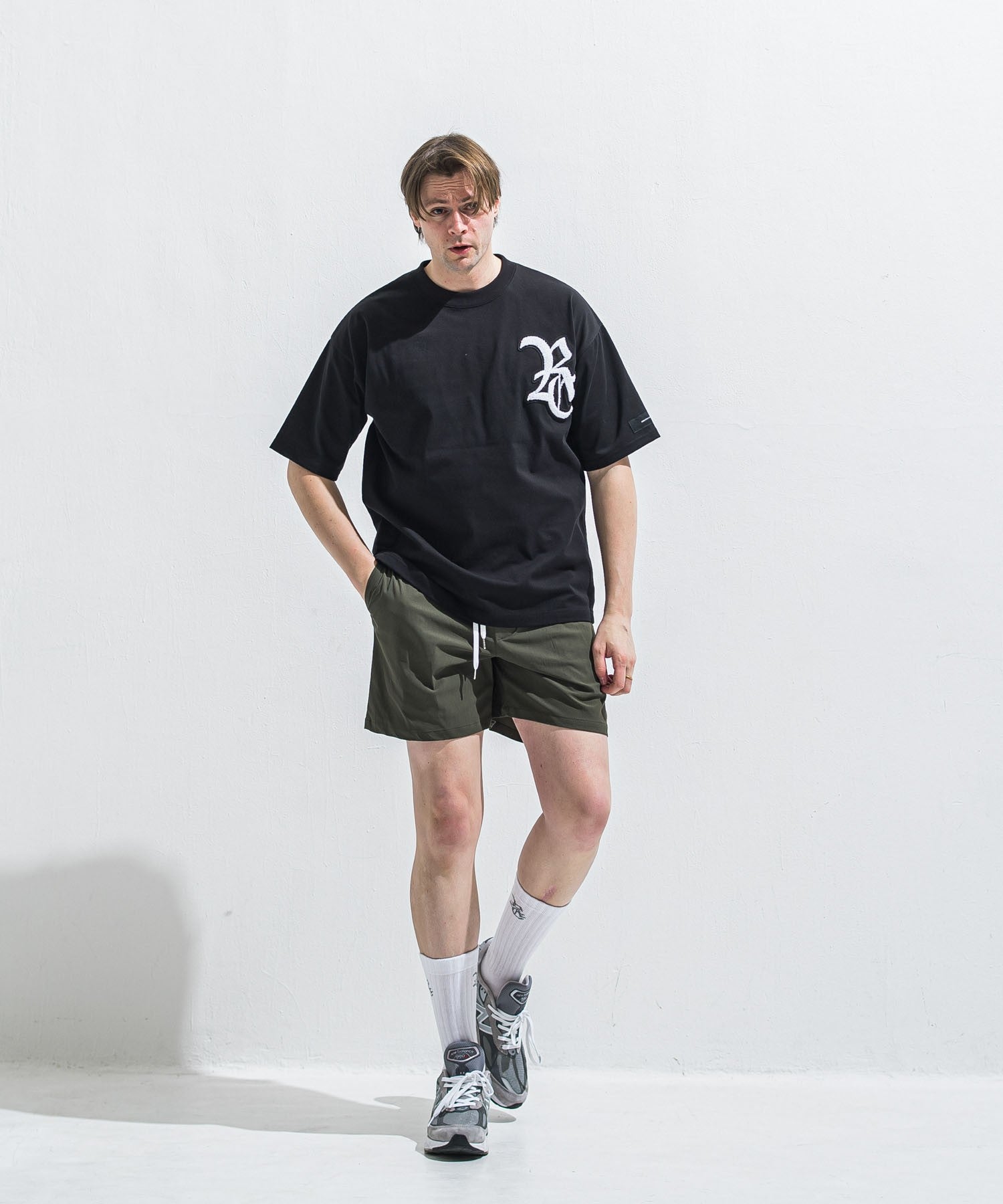 RESOUND CLOTHING リサウンドクロージング RC OVER TEE RC40-T-006 BKWH