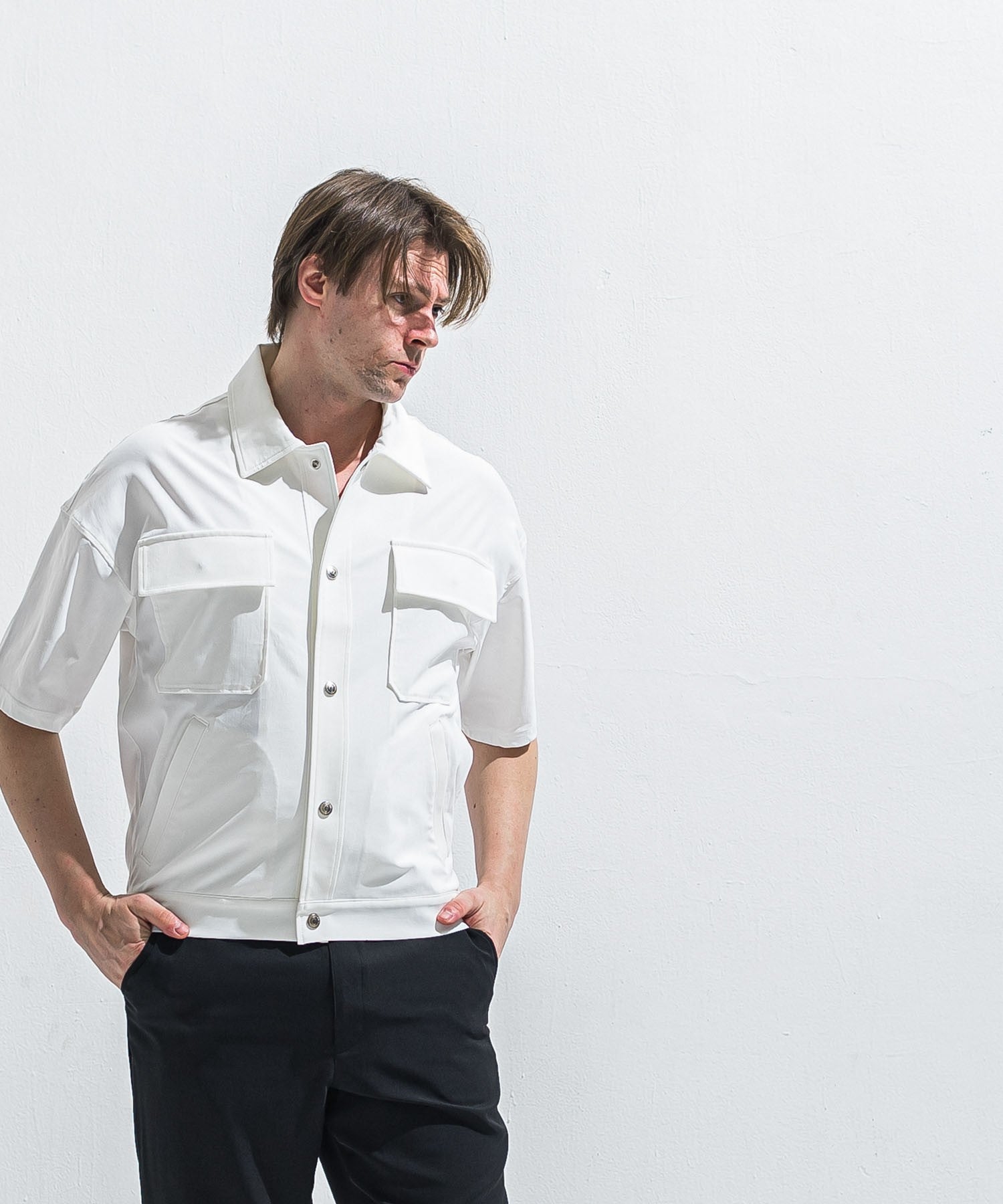 RESOUND CLOTHING リサウンドクロージング CPO HALE SHIRTSJK RC40-SH-003 WHITE