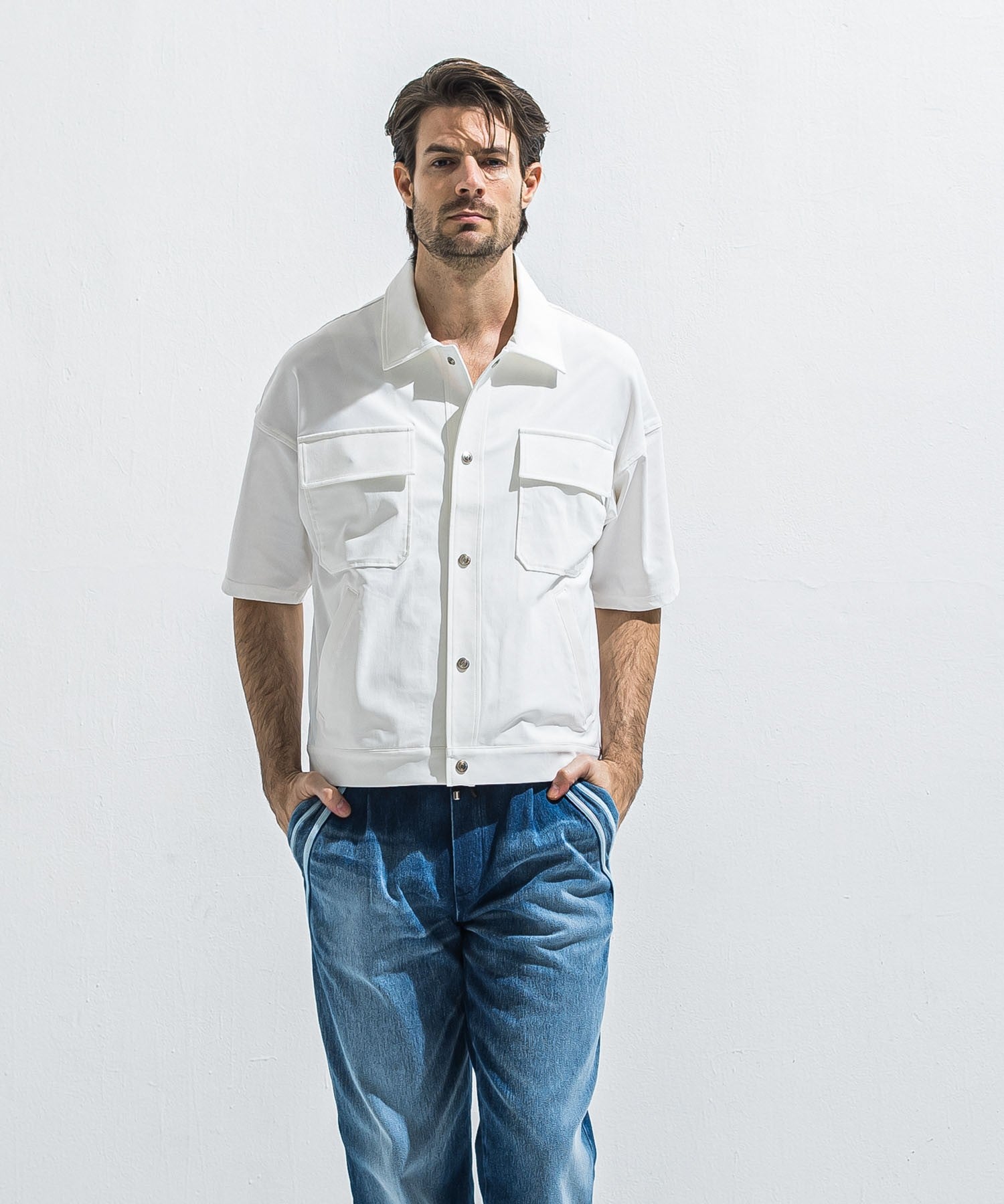 RESOUND CLOTHING リサウンドクロージング CPO HALE SHIRTSJK RC40-SH-003 WHITE