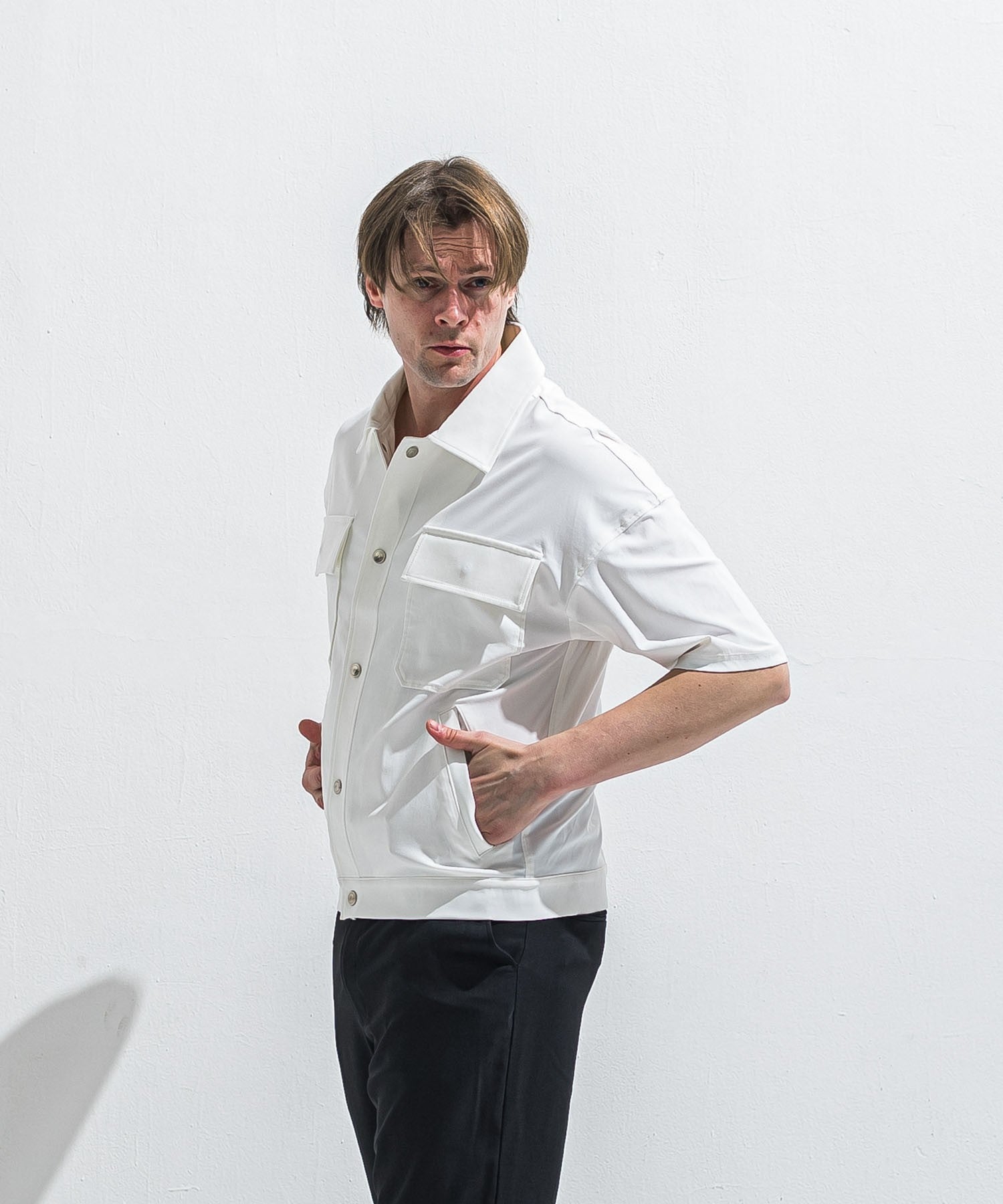 RESOUND CLOTHING リサウンドクロージング CPO HALE SHIRTSJK RC40-SH-003 WHITE