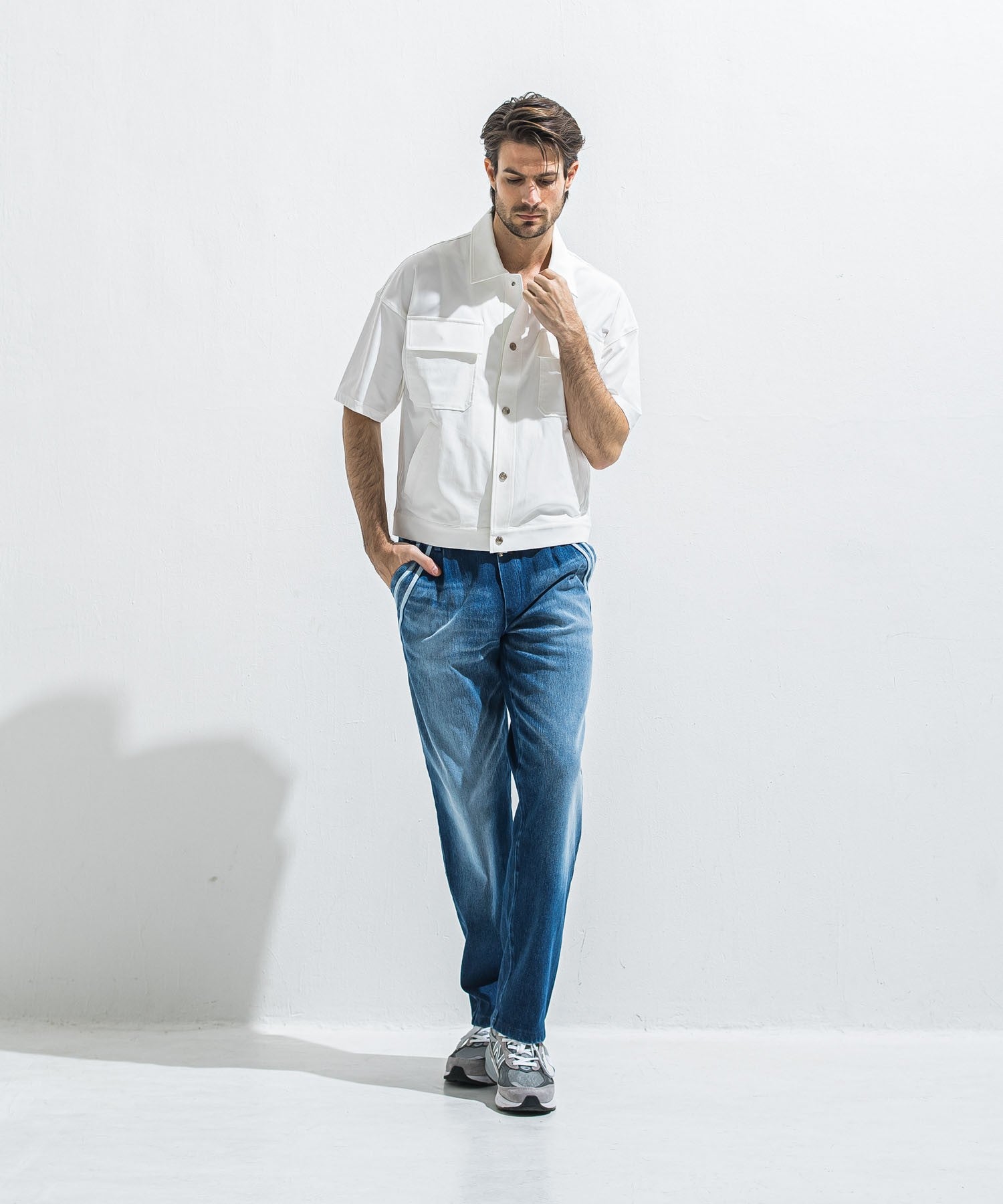 RESOUND CLOTHING リサウンドクロージング CPO HALE SHIRTSJK RC40-SH-003 WHITE