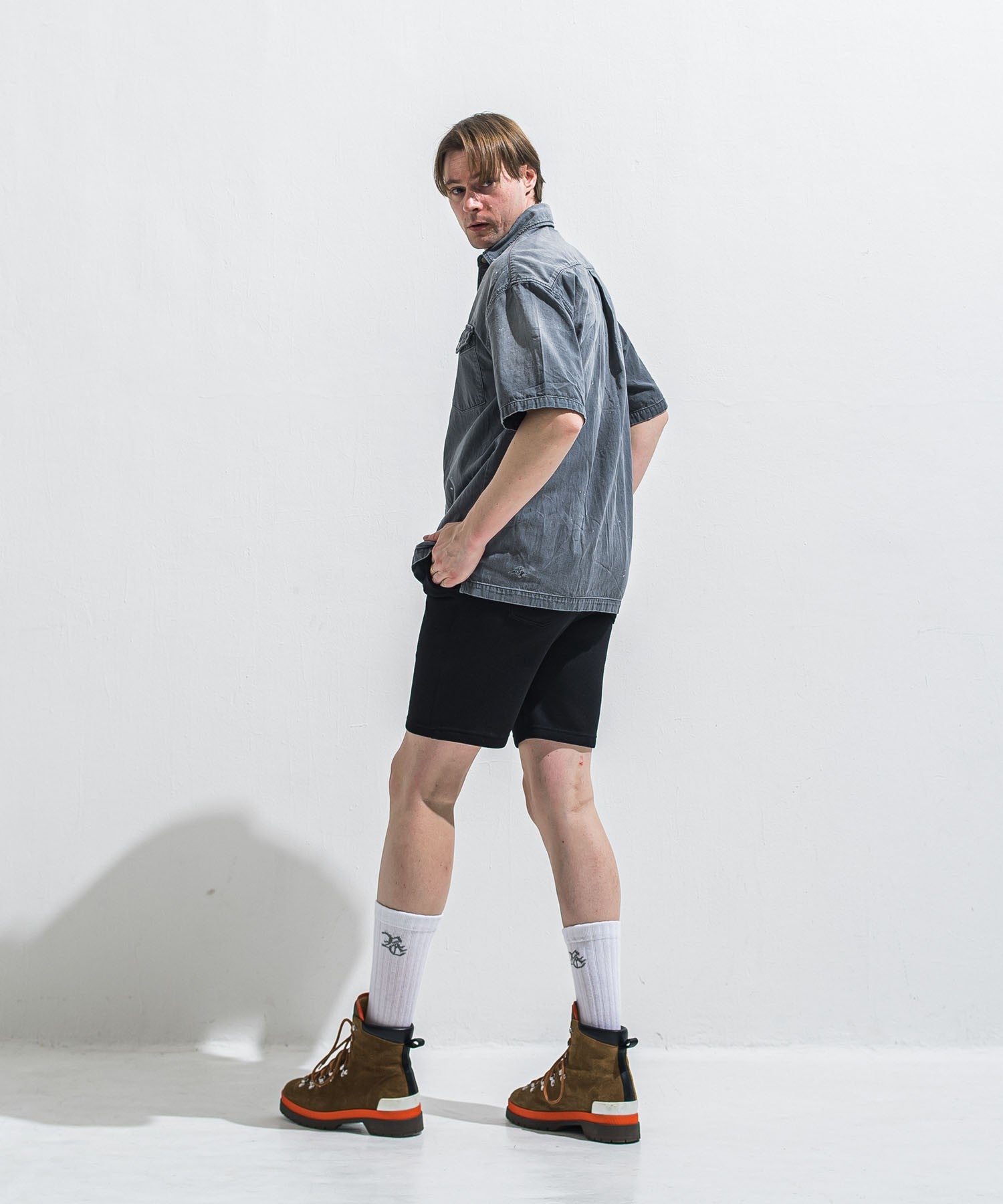 RESOUND CLOTHING リサウンドクロージング AZE SHORTS RC40-HP-006 BLACK