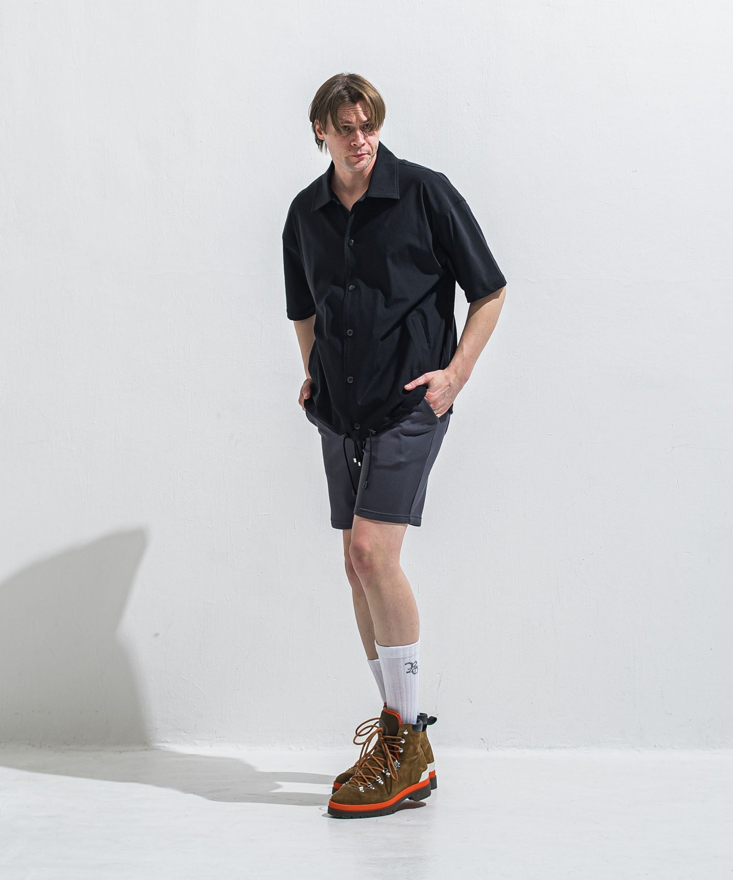 RESOUND CLOTHING リサウンドクロージング AZE SHORTS RC40-HP-006 BLACK
