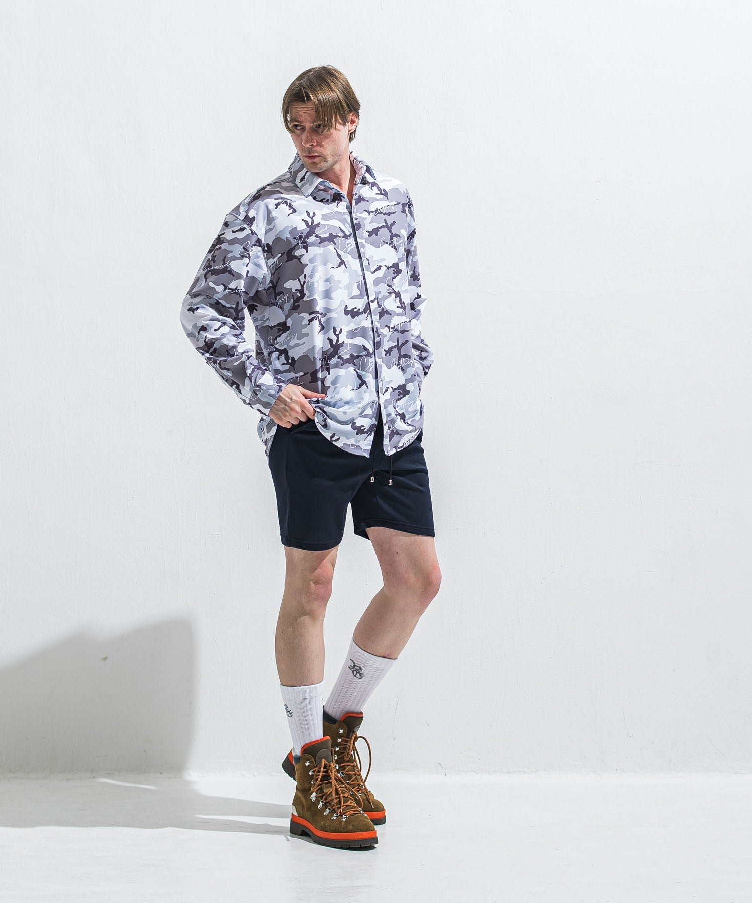 RESOUND CLOTHING リサウンドクロージング AZE SHORTS RC40-HP-006 NAVY