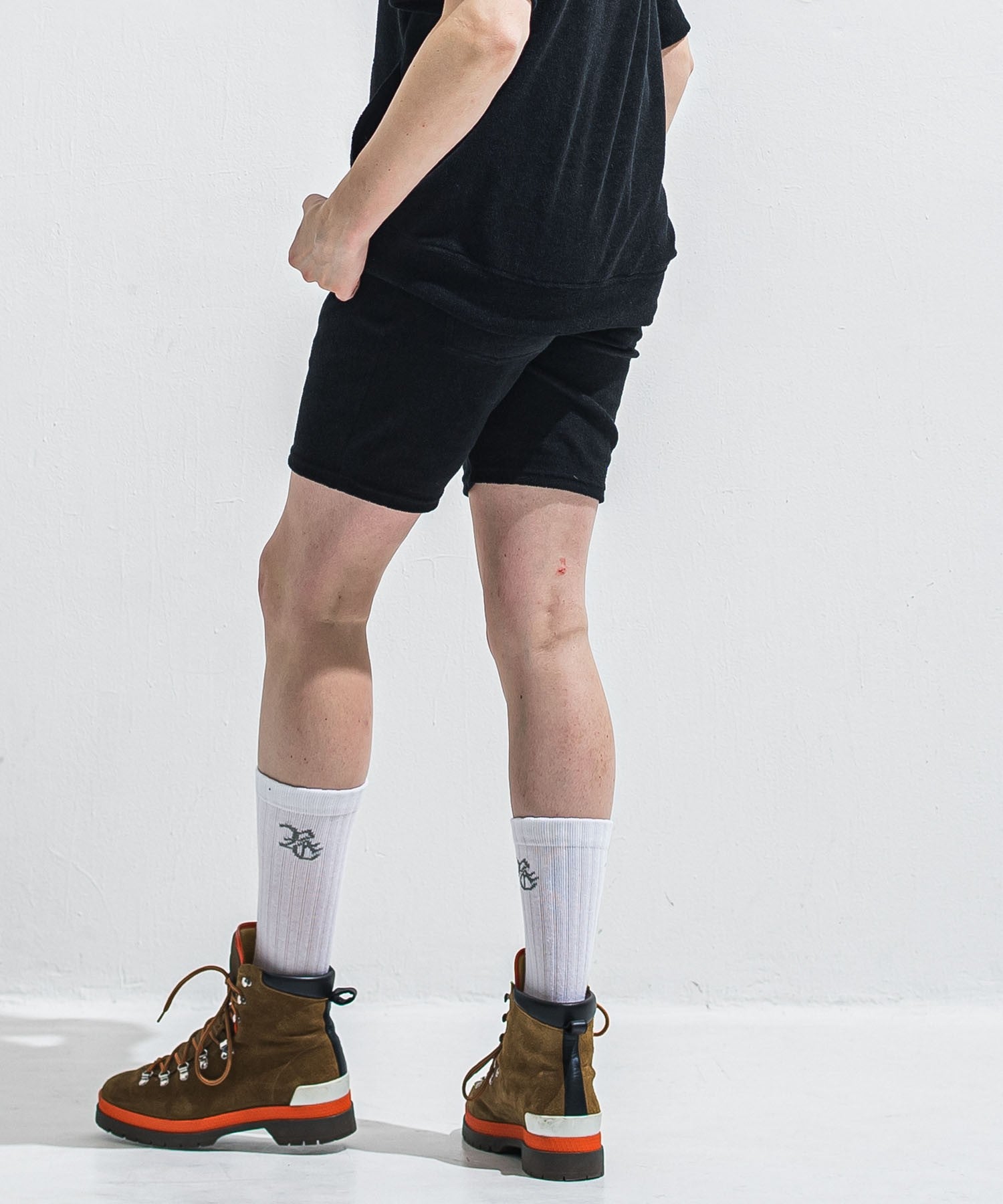 RESOUND CLOTHING リサウンドクロージング vintage PILE SHORTS RC40-HP-001 BLACK