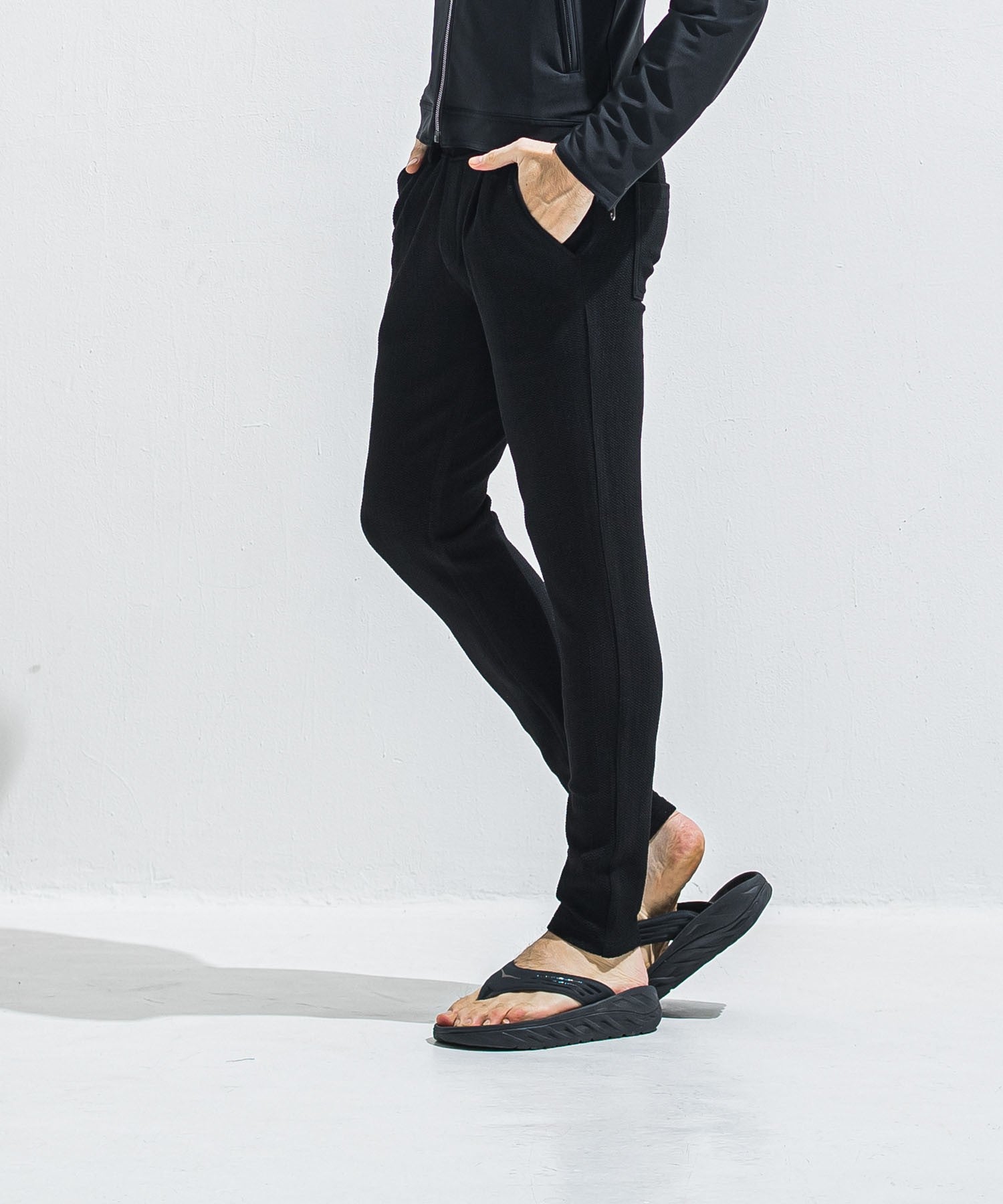 RESOUND CLOTHING リサウンドクロージング CHRIS EASY TUCK PANTS RC40-ST-016T B BLACK