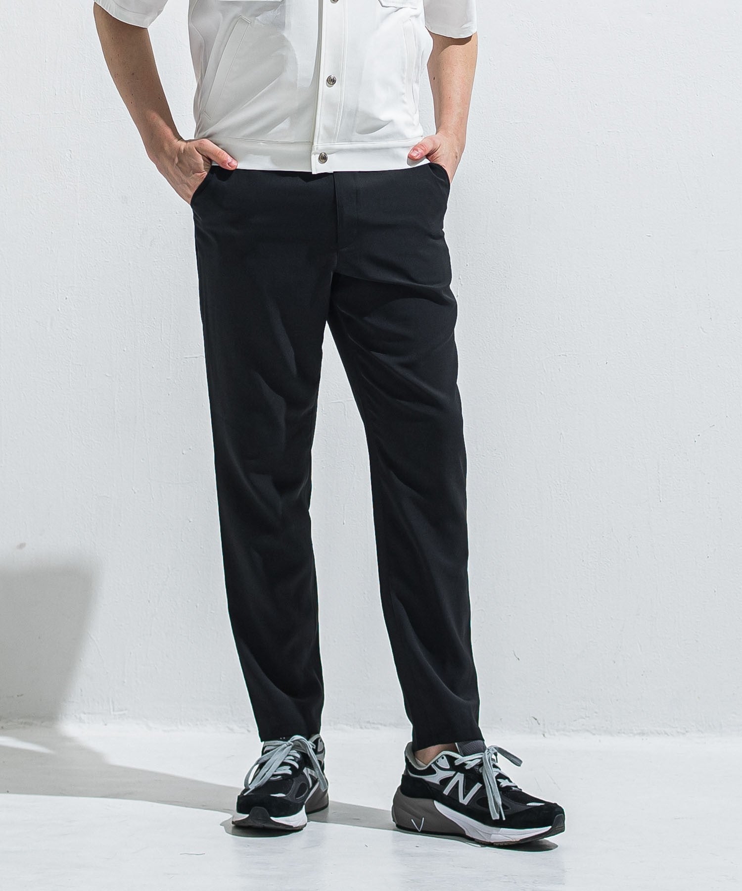 RESOUND CLOTHING リサウンドクロージング PAT WIDE EASY PANTS RC40-ST-036BN TWILLBLACK